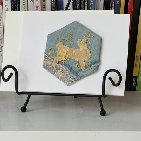 Hand Embroidered Greeting Card