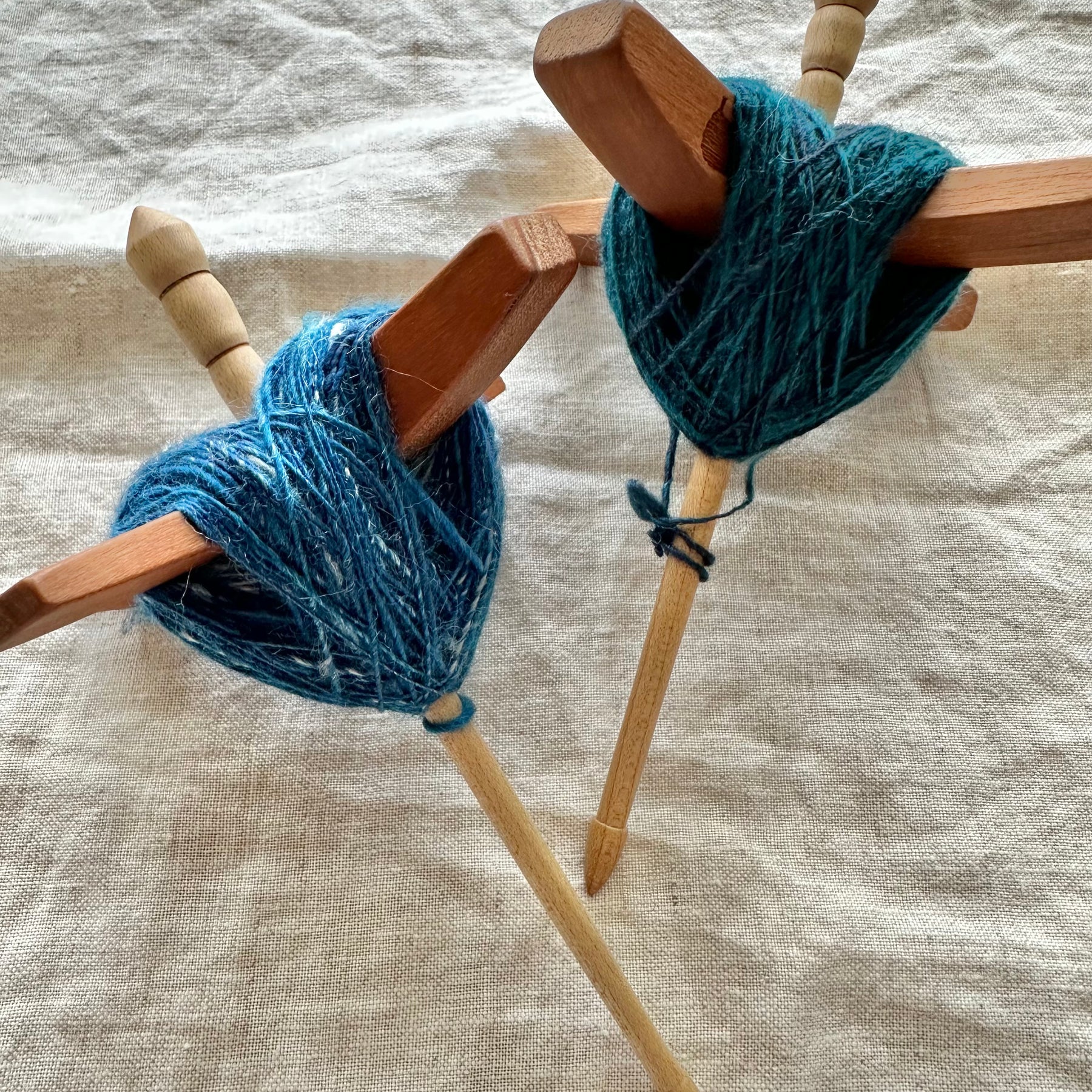 Handspun Crocheted Hair or Neck Ties