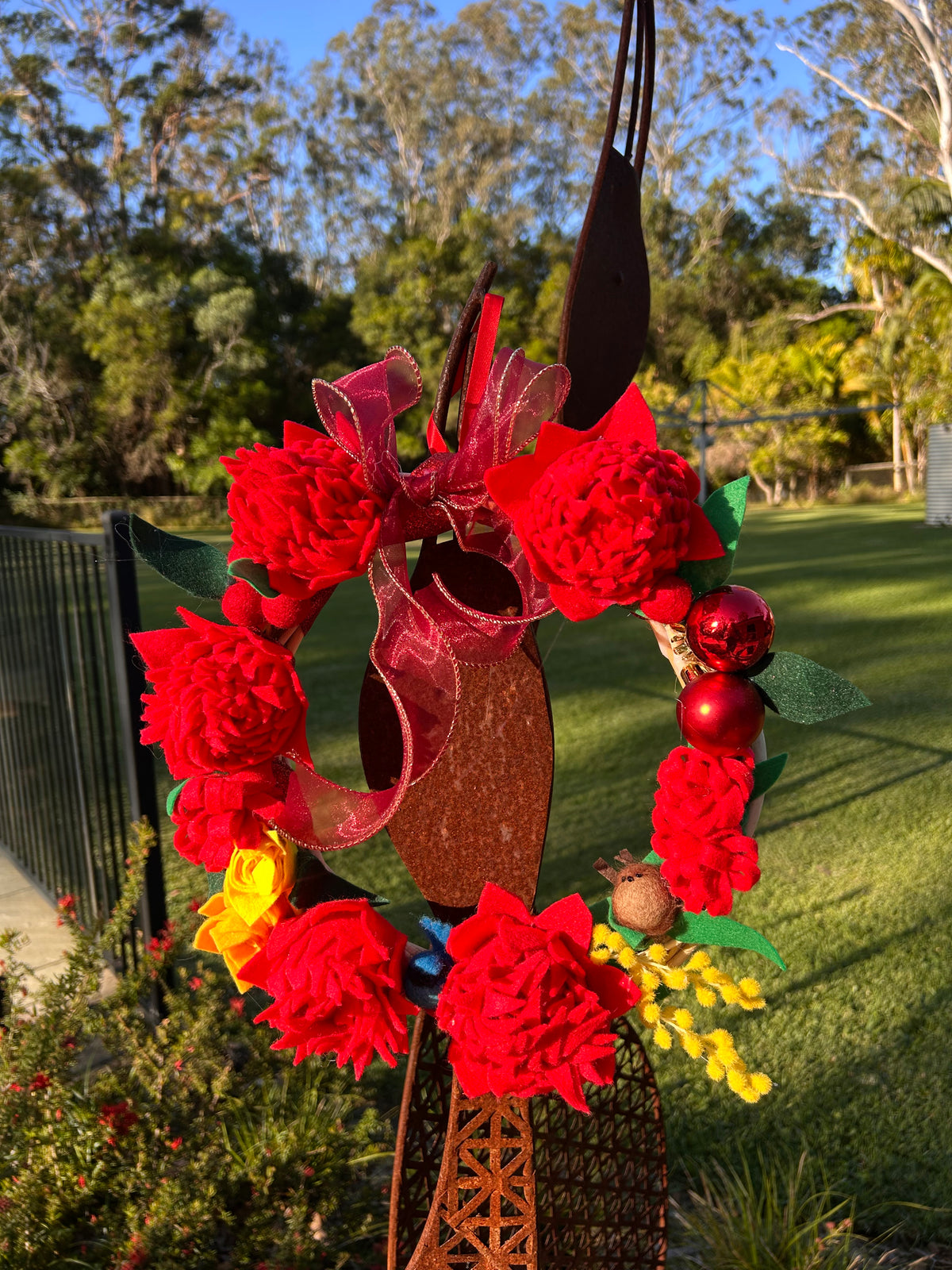 Aussie Wildflower Christmas Wreath