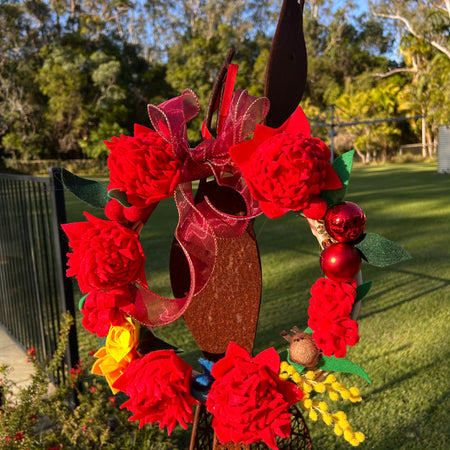 Aussie Wildflower Christmas Wreath