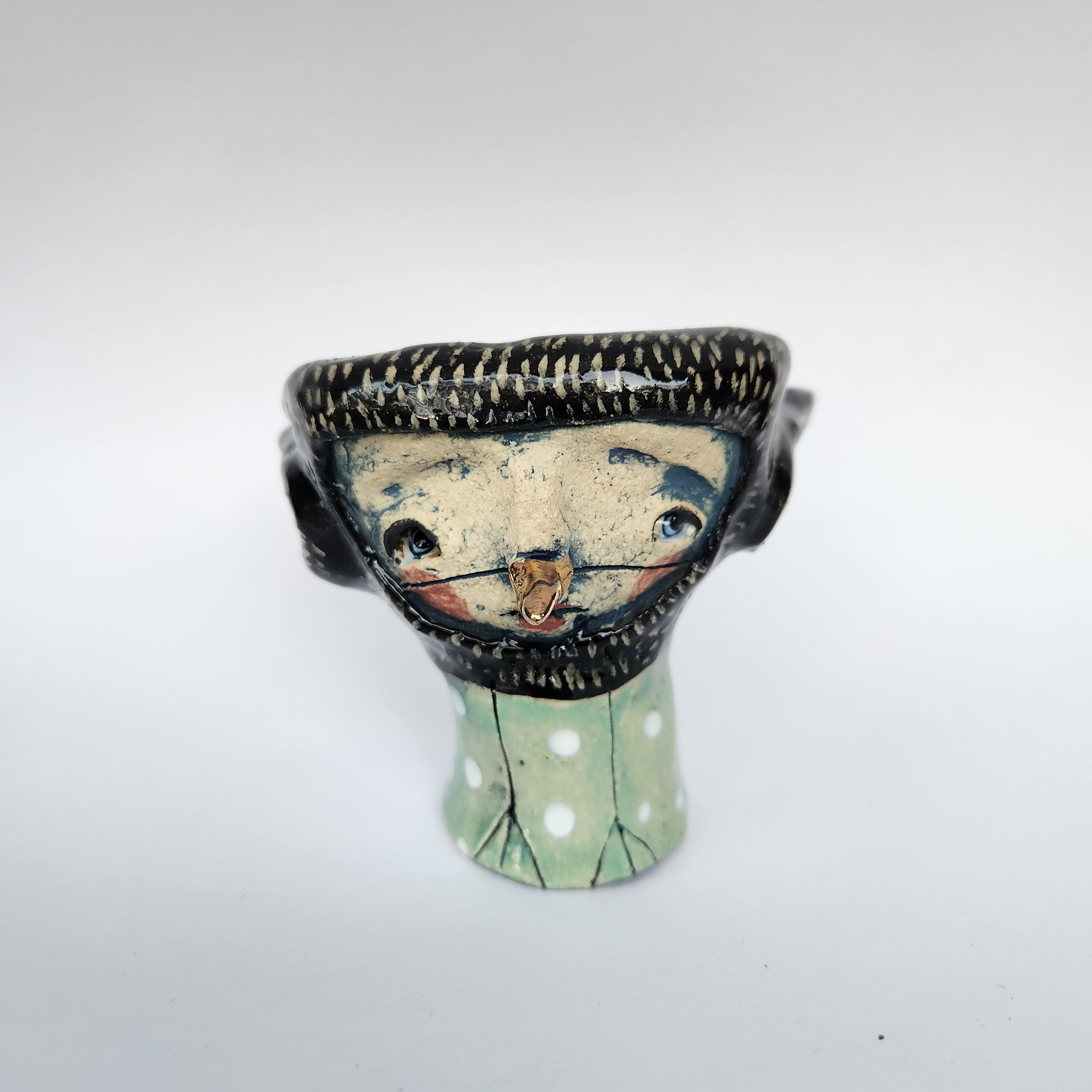 Little bird, treasure keeper, clay