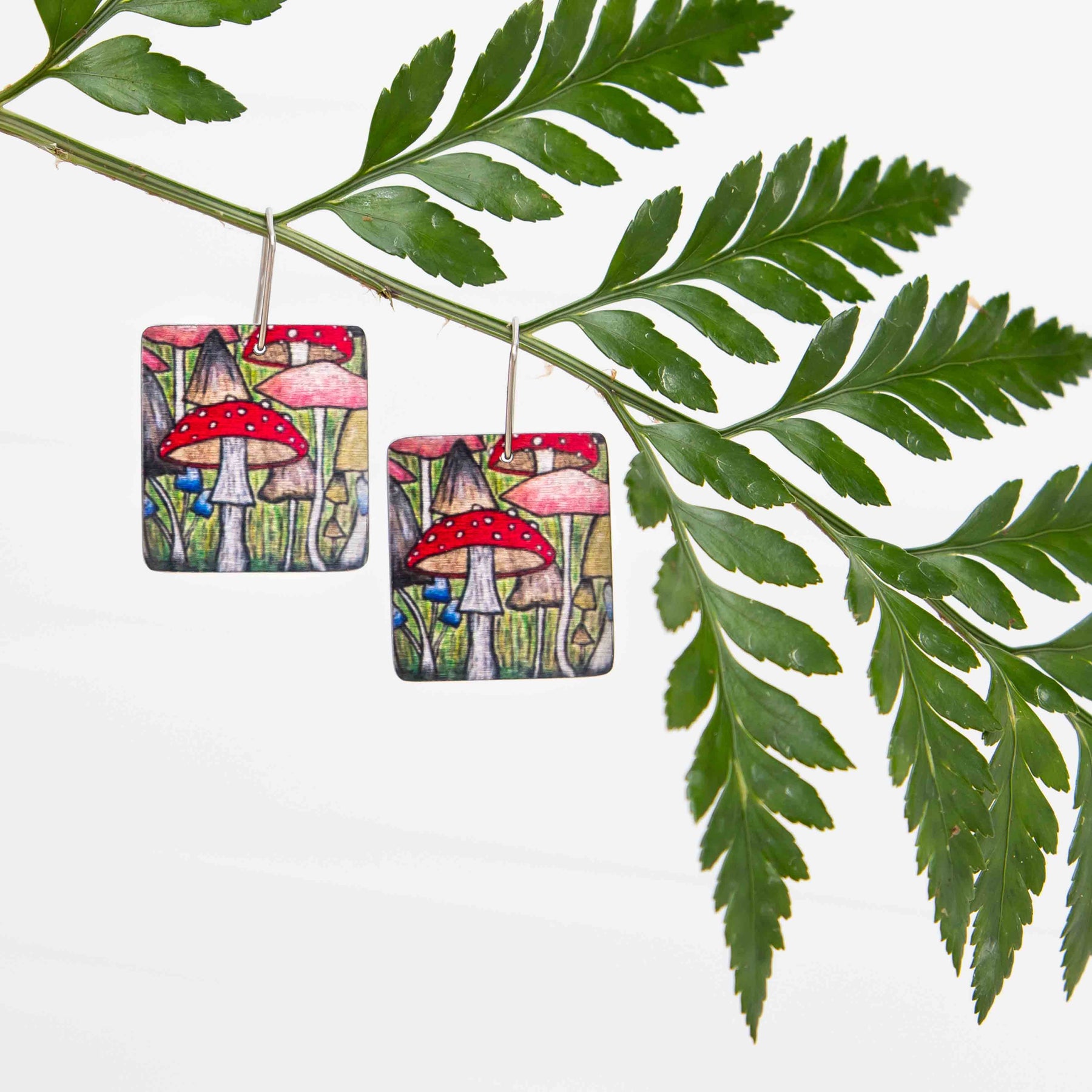 Mushroom Forager Earrings