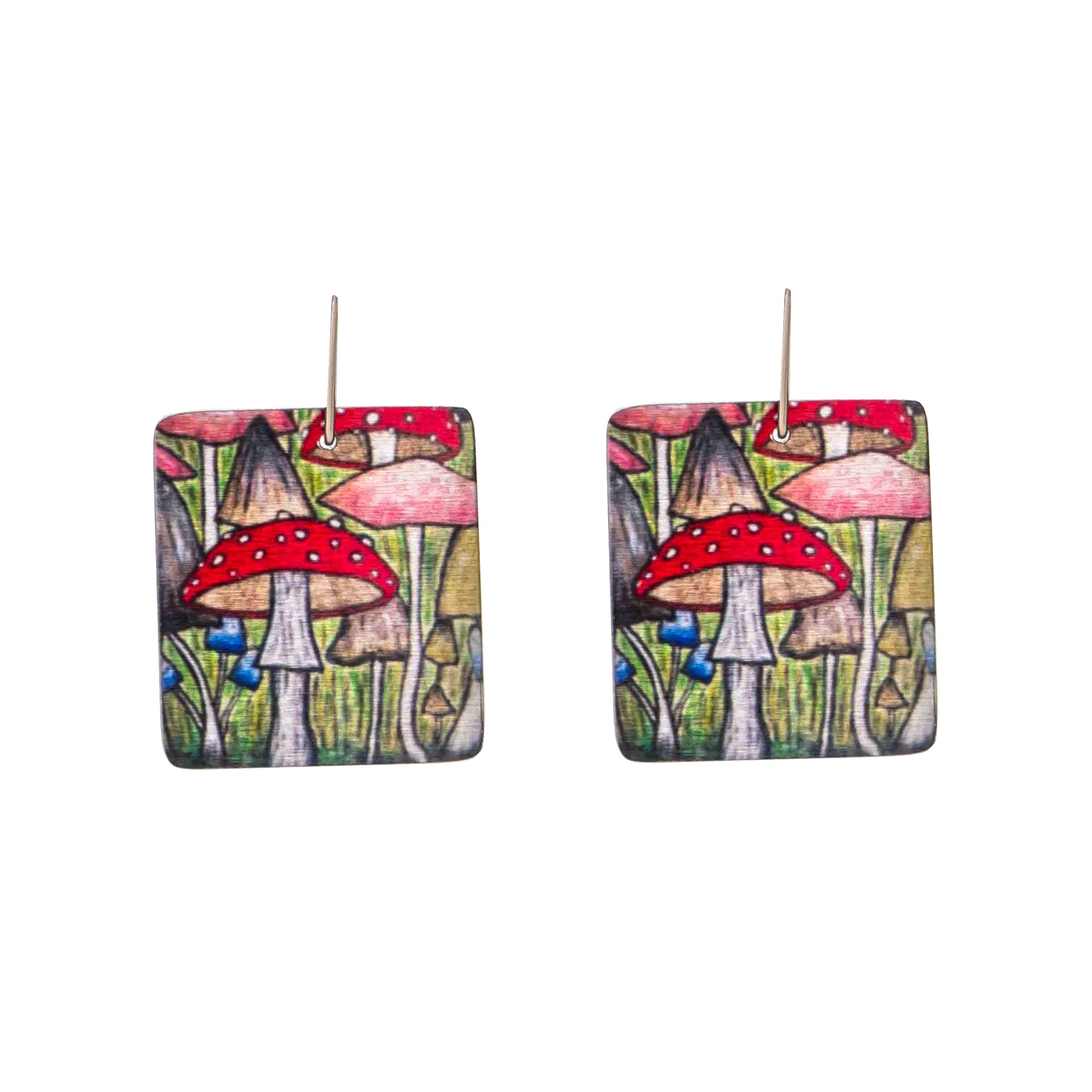 Mushroom Forager Earrings