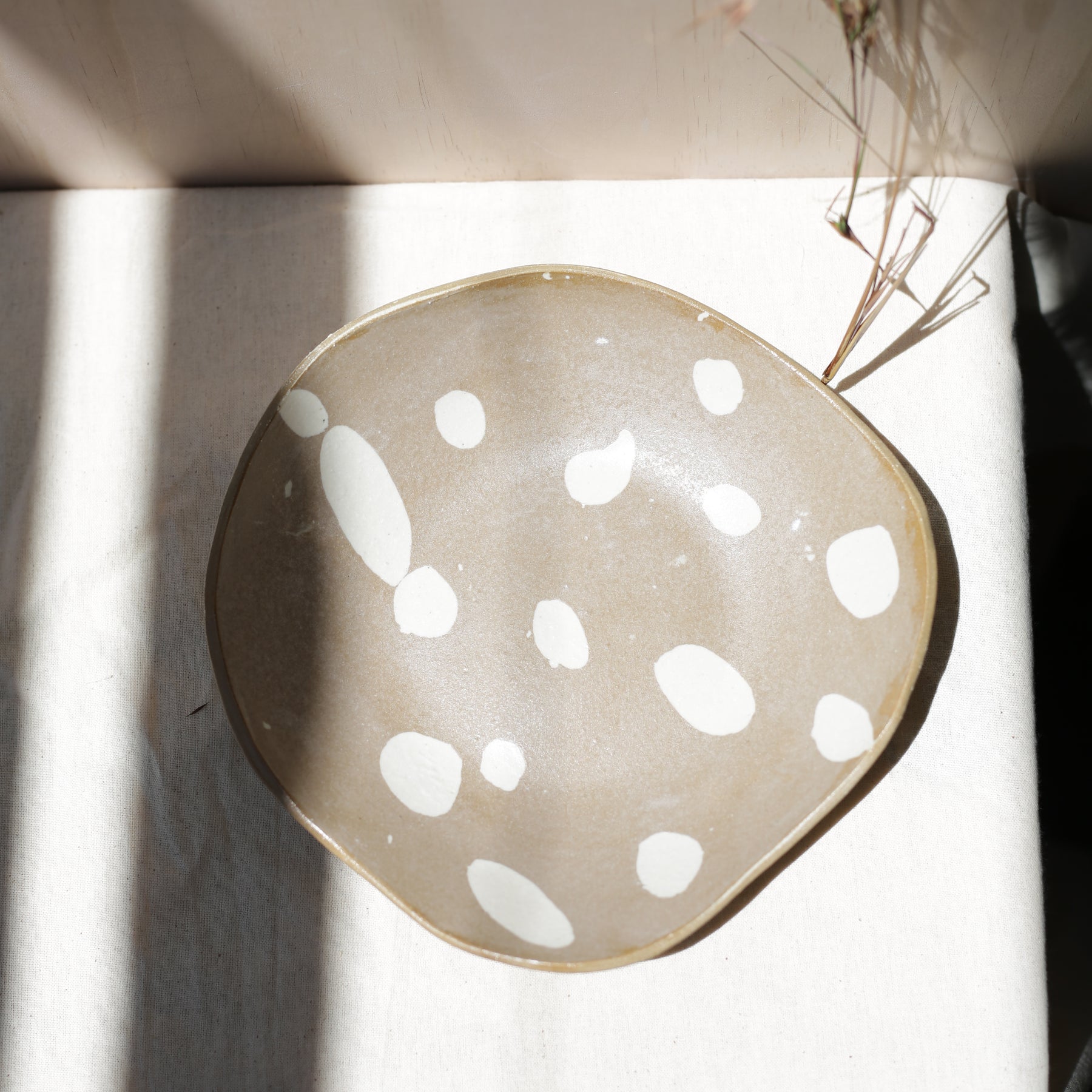 Leopard print bowl