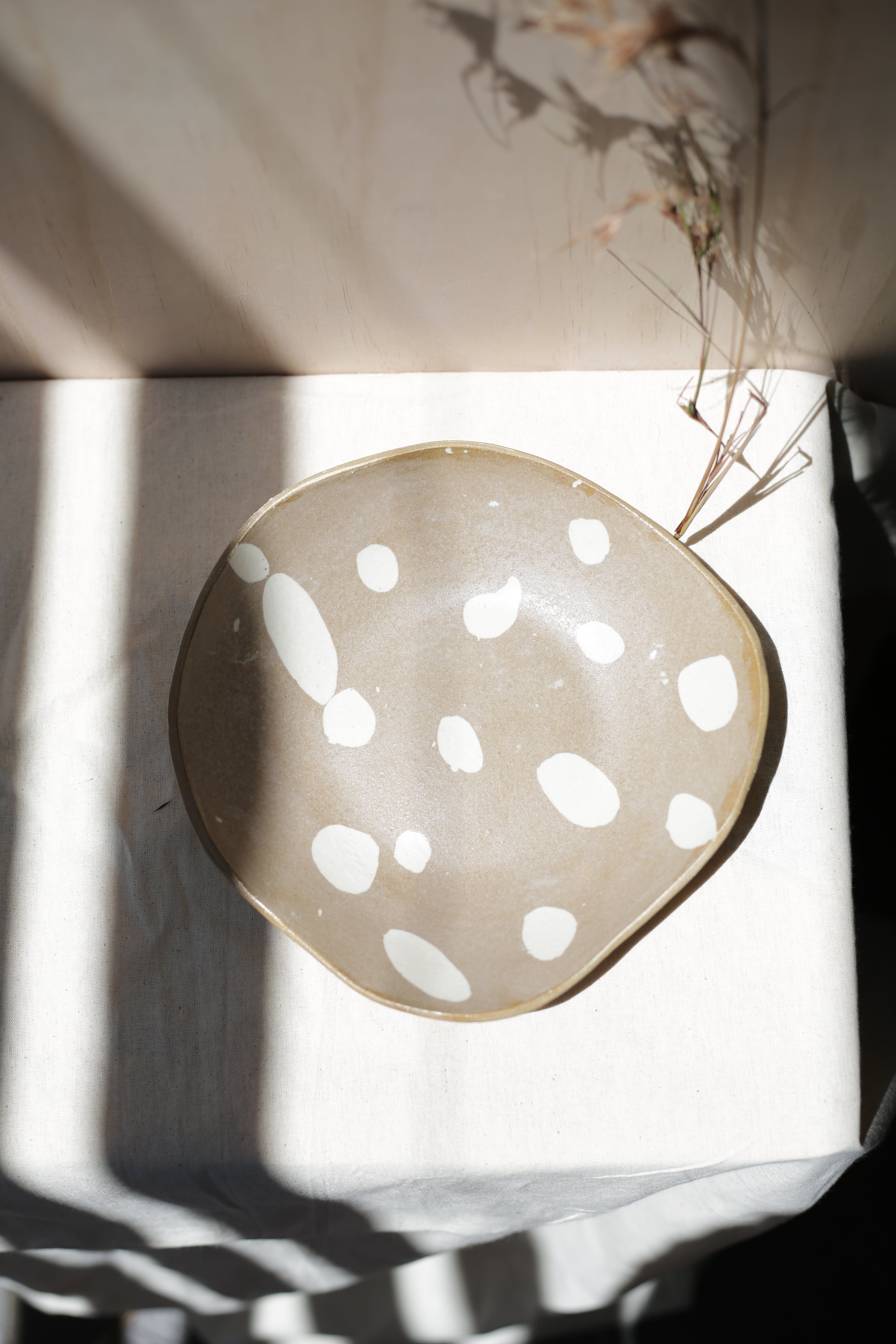 Leopard print bowl