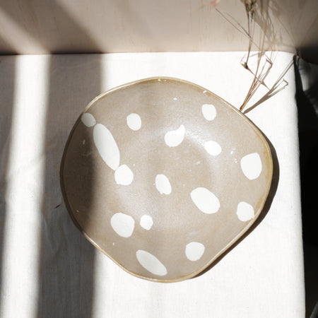Leopard print bowl