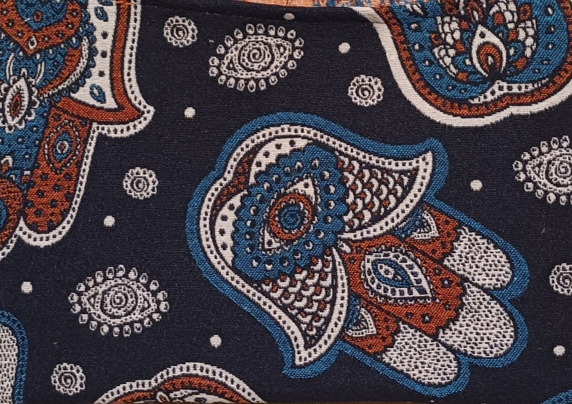 Peg Bag - Eye & Palm Design