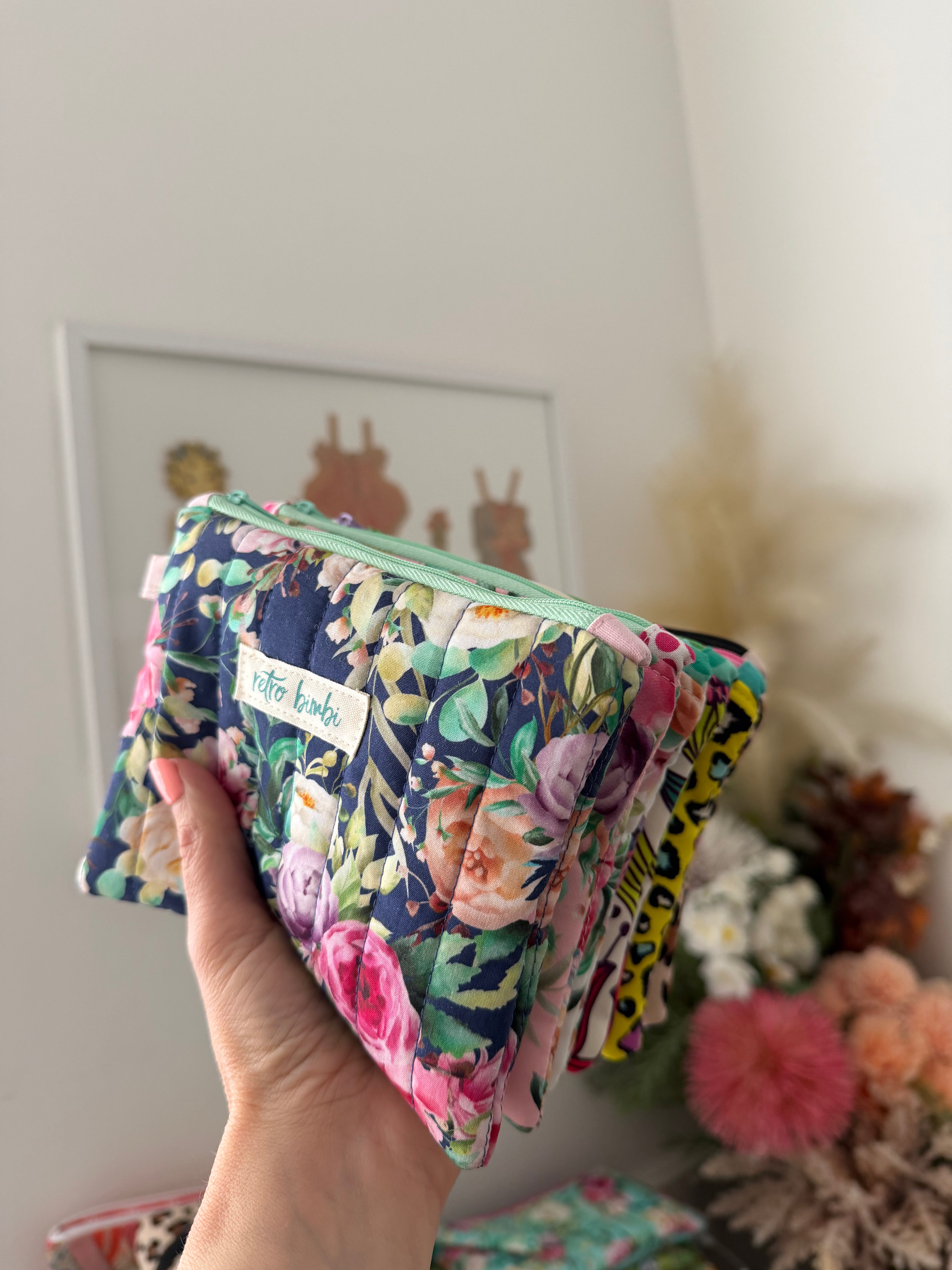 Small Quilted Pouch - Various Designs