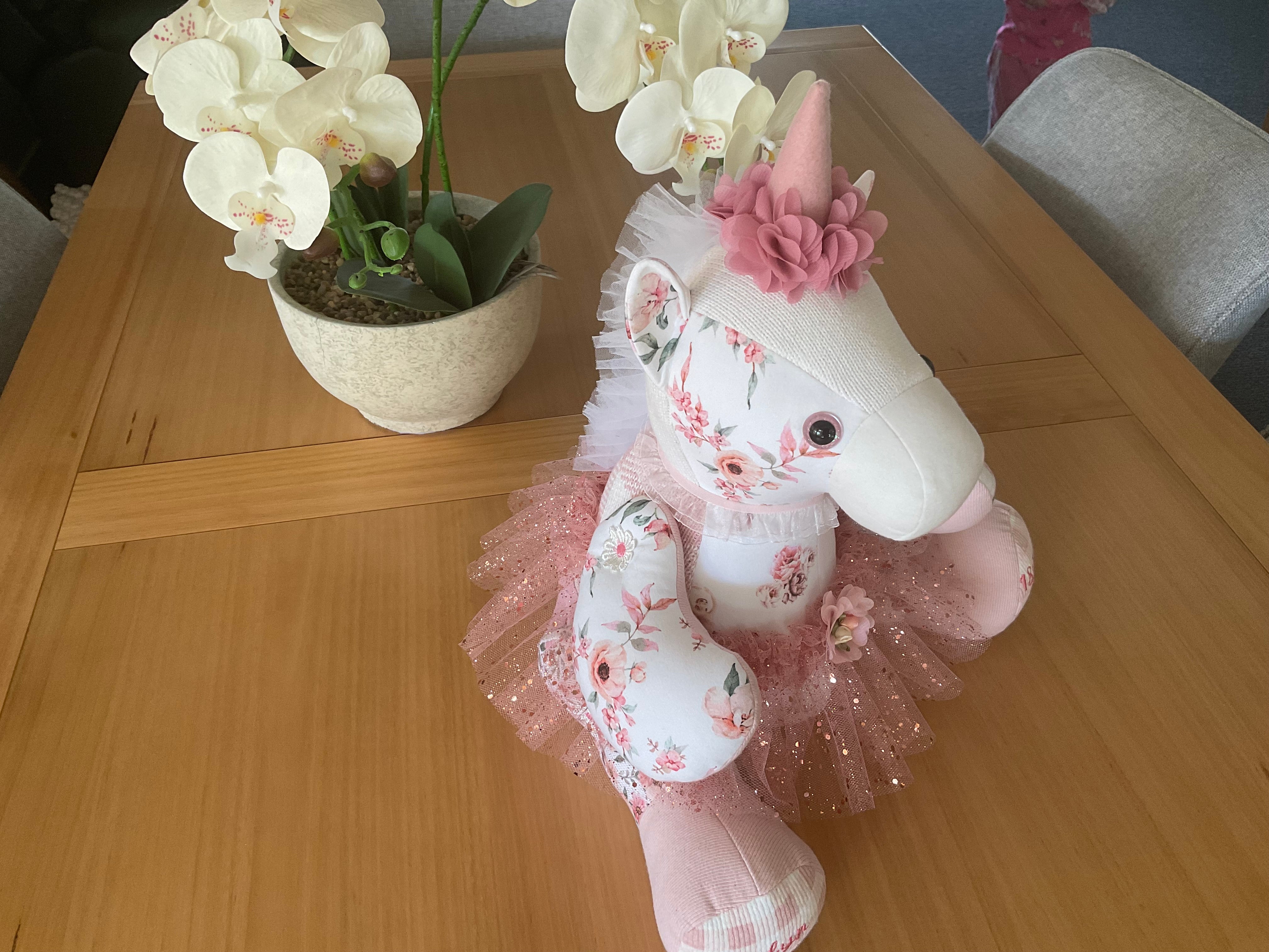 Handmade keepsake unicorns