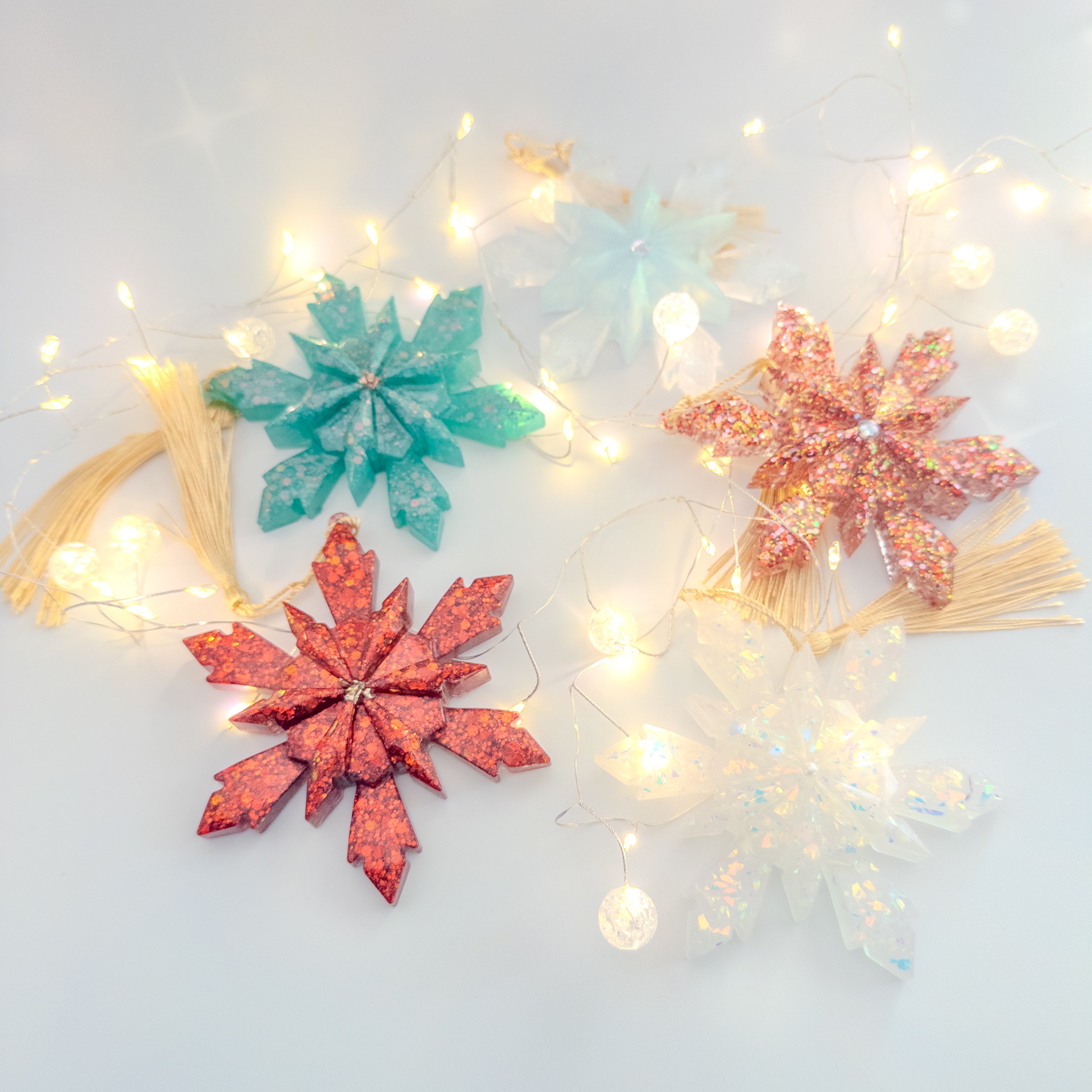 Festive Snowflakes Christmas Decorations