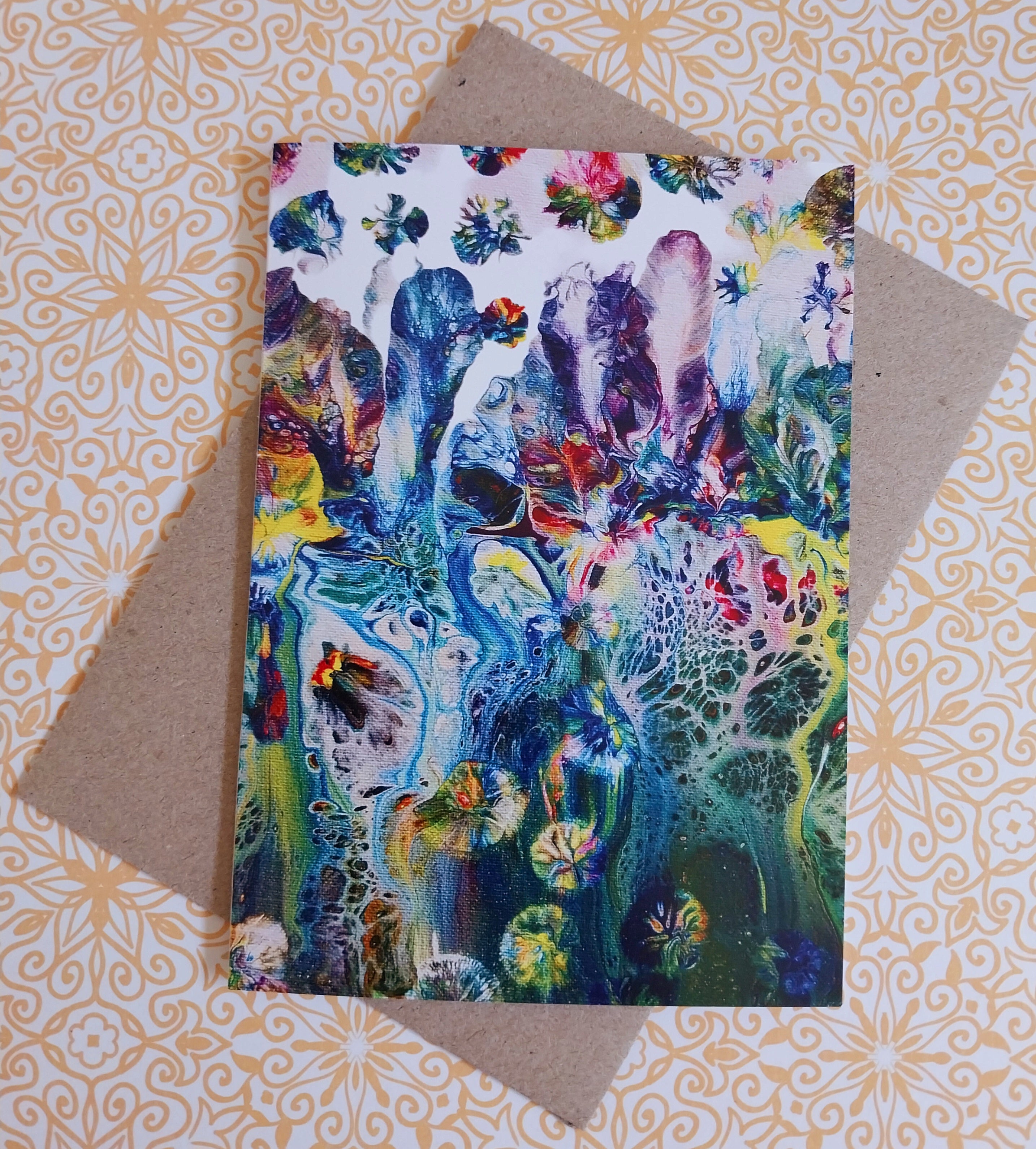 Psychedelica Blank Greeting Card