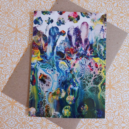 Psychedelica Blank Greeting Card