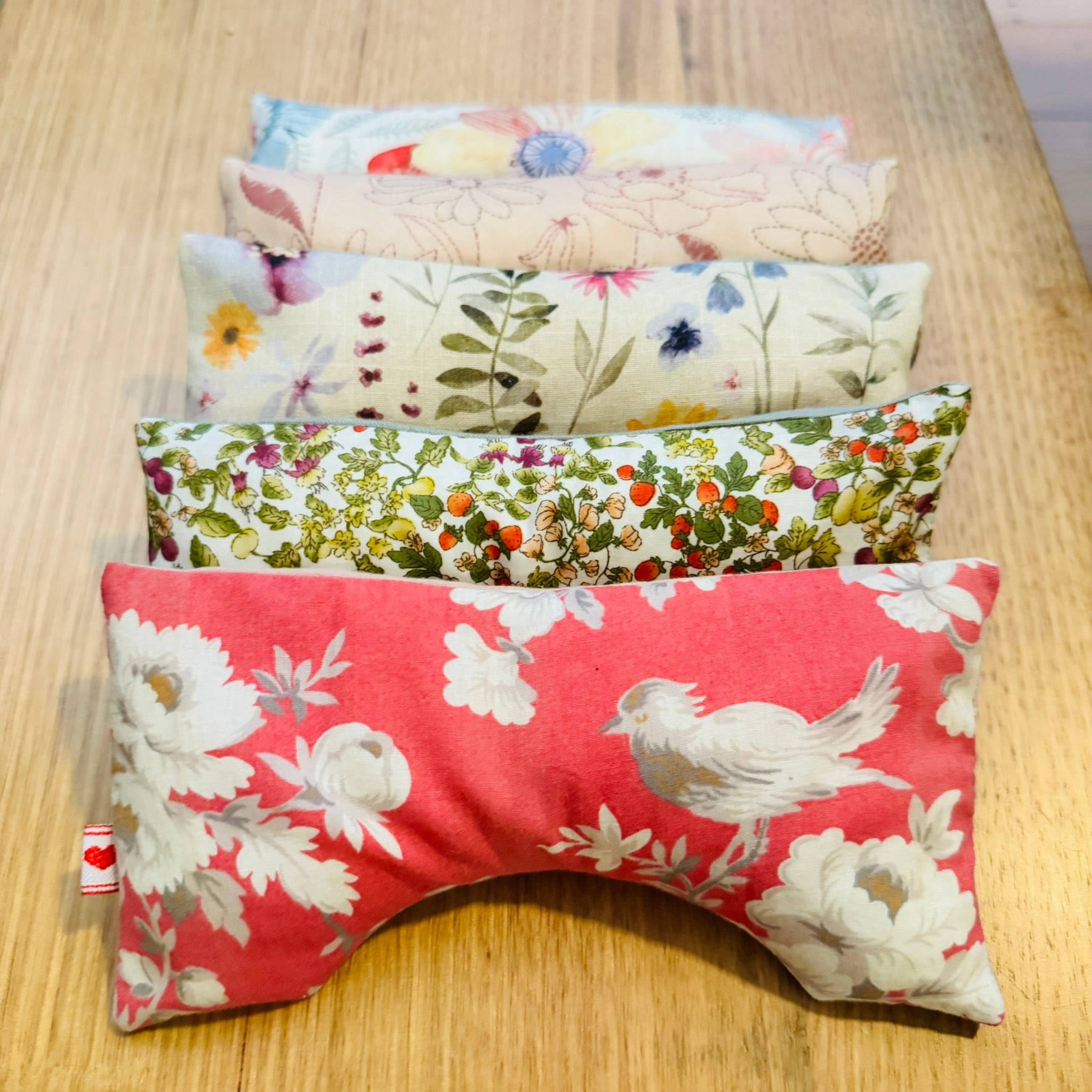New Range - Organic Linseed OR Rice Eye Pillows with Option to add Organic Tasmanian Lavender