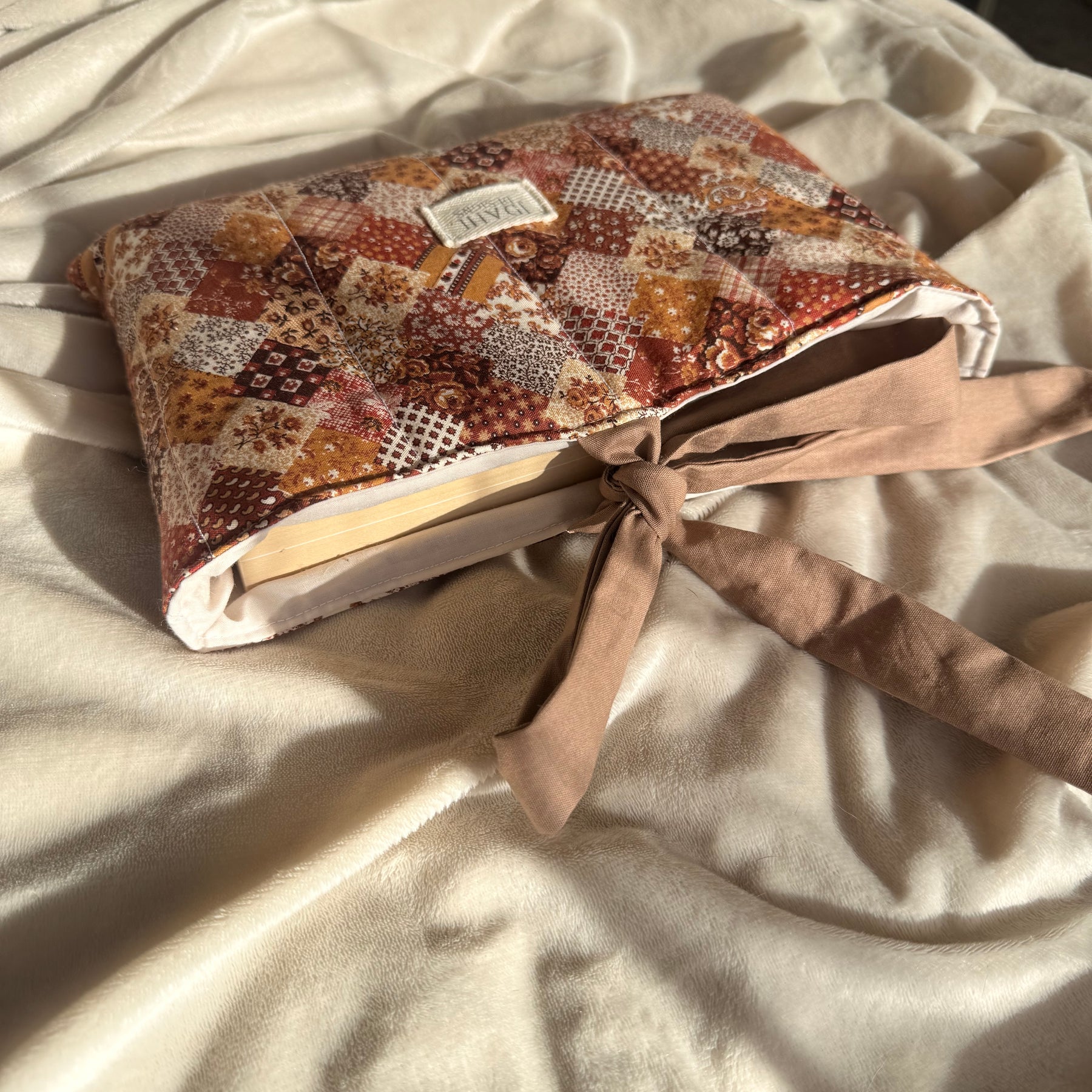 Handmade Quilted Book Sleeve