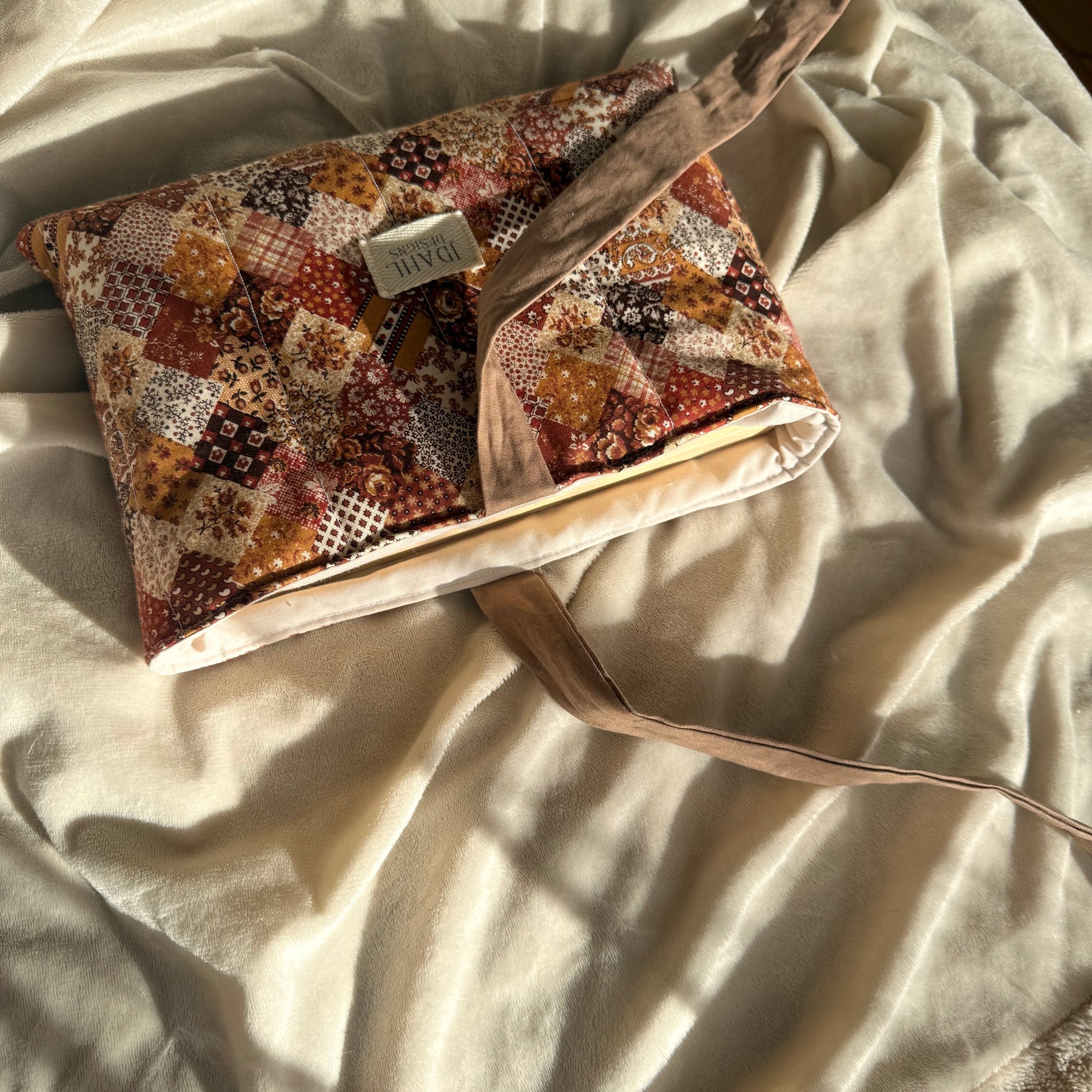 Handmade Quilted Book Sleeve