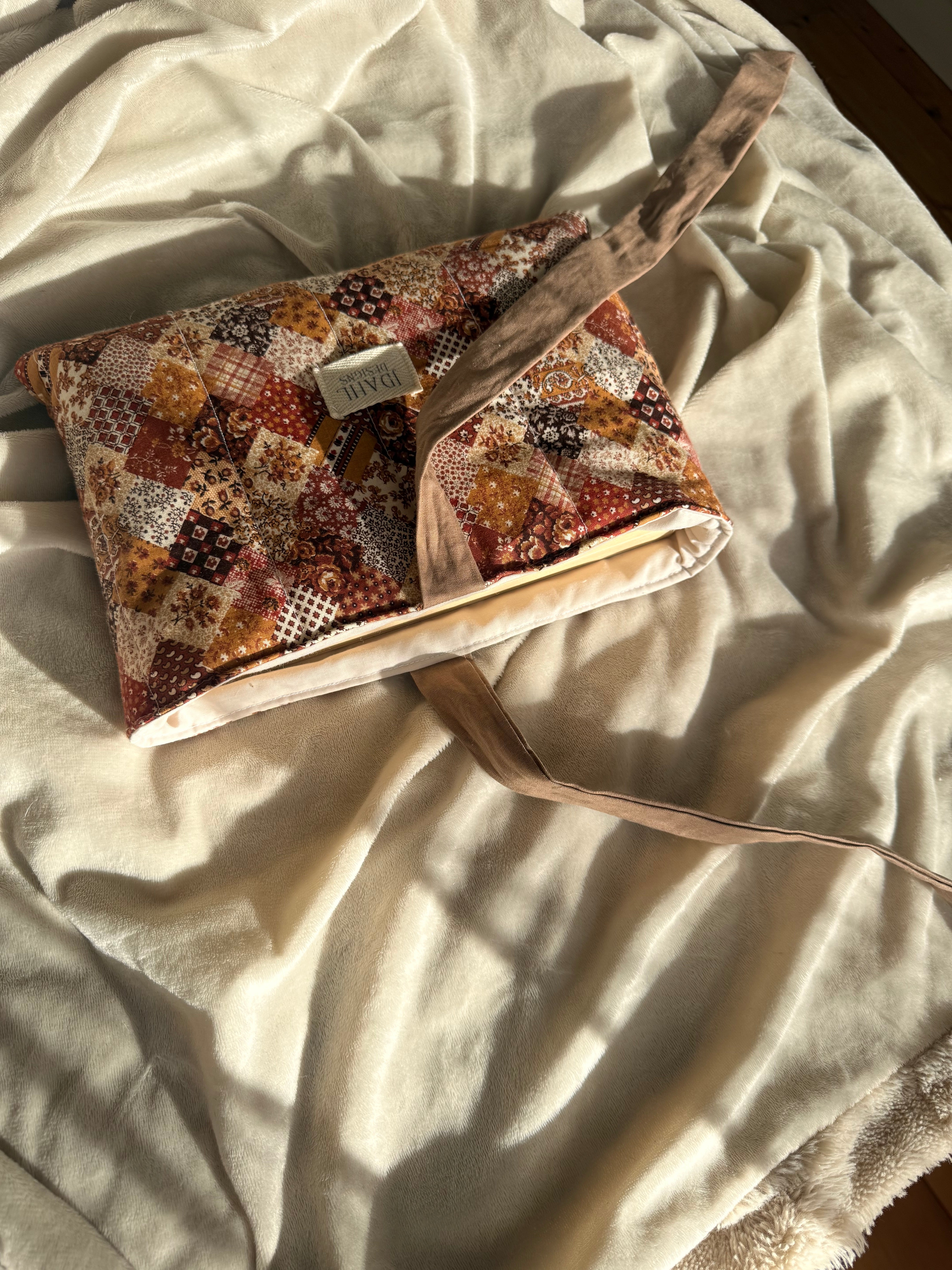 Handmade Quilted Book Sleeve