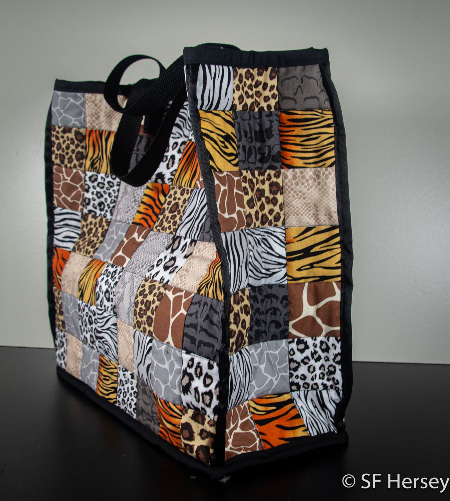 Wild Animal Patterned Shopping Bag