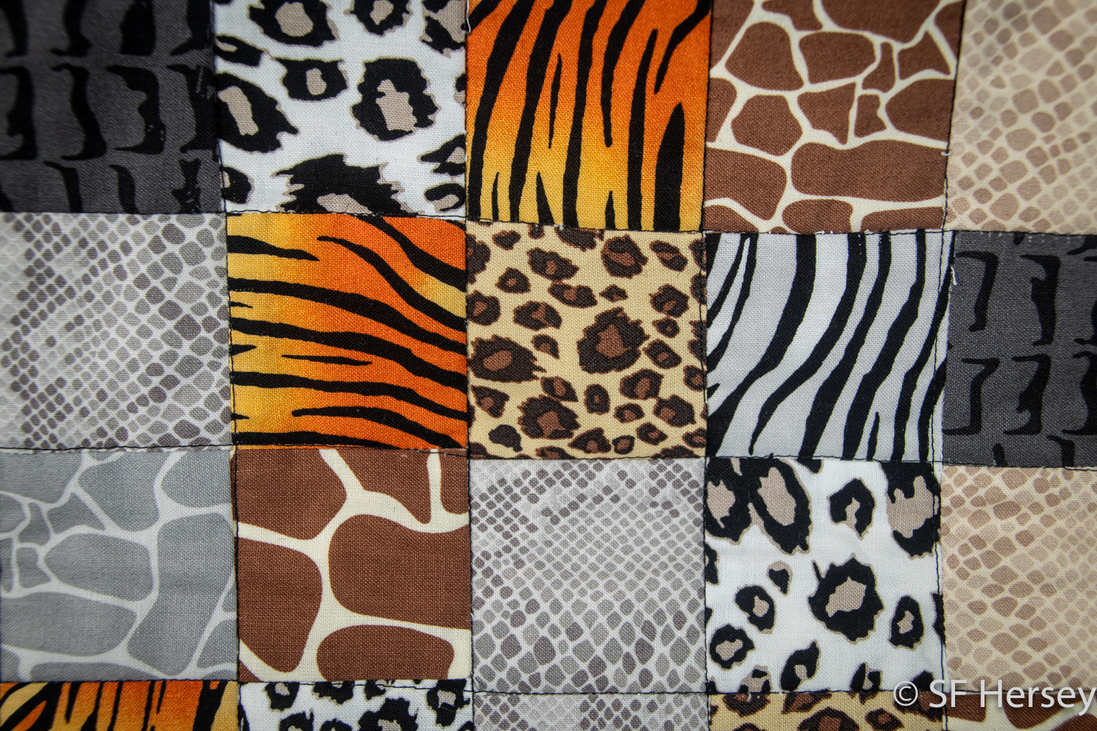 Wild Animal Patterned Shopping Bag