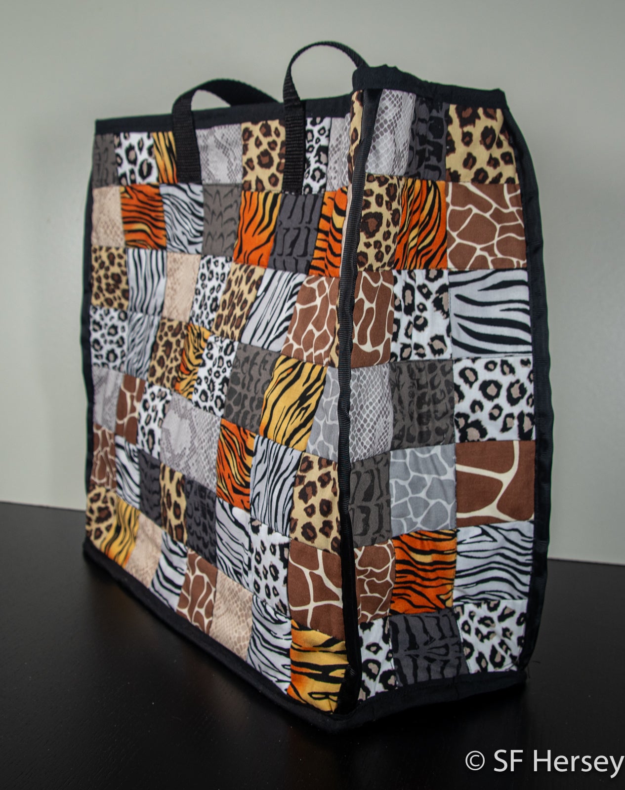 Wild Animal Patterned Shopping Bag