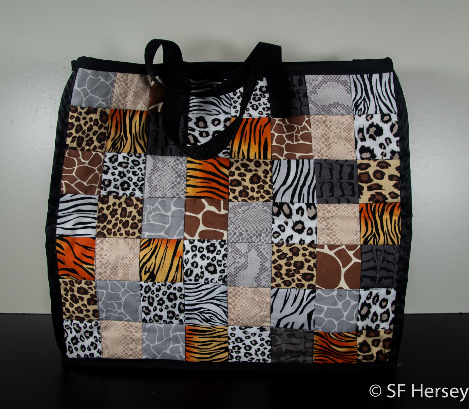 Wild Animal Patterned Shopping Bag