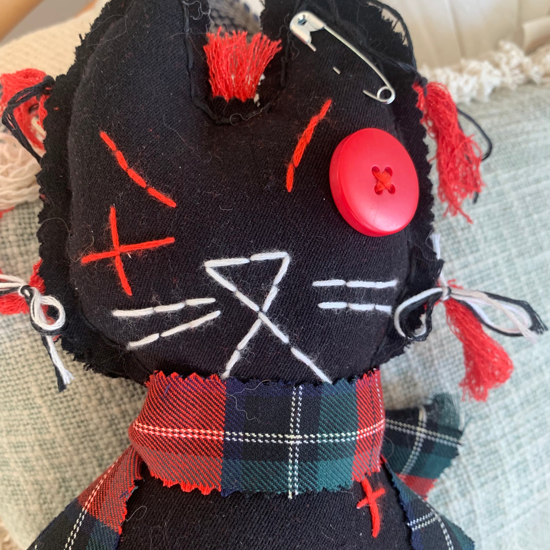 Punk Baby Handmade Recycled Fabric