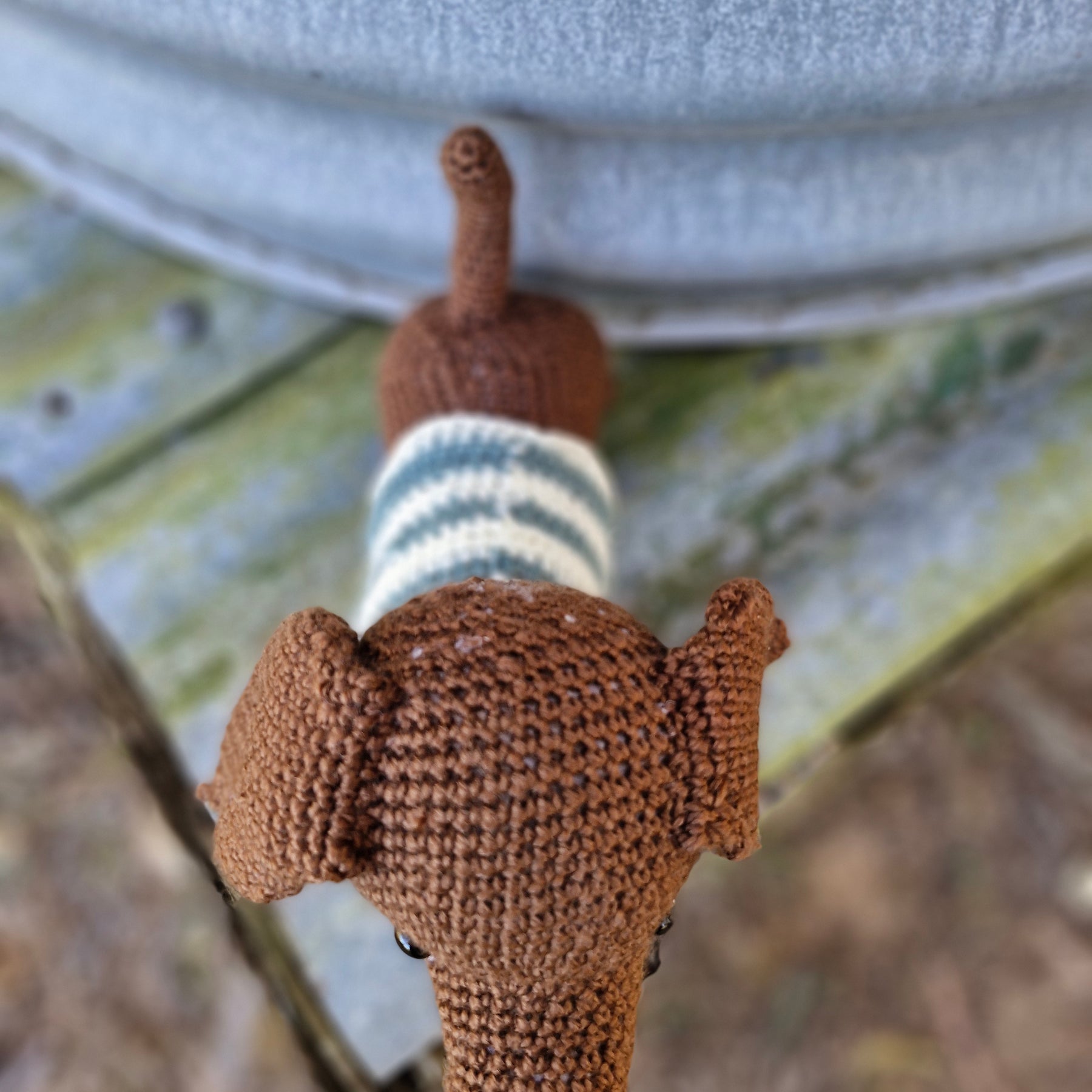 Super cute Hand crochet Dachshund Dog (Sausage Dog)