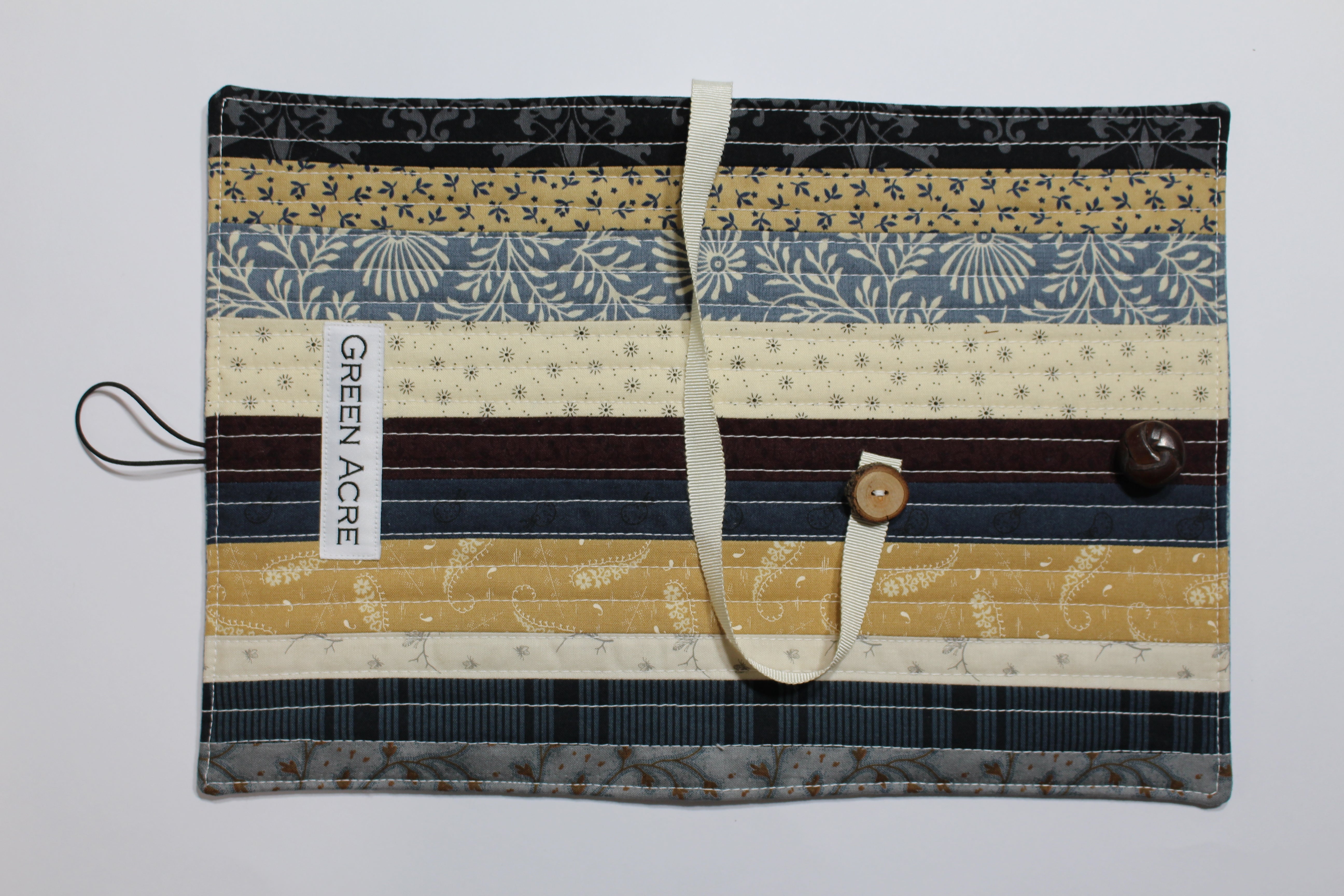 PDF Sewing Pattern Patchwork Quilted A5 Notebook Cover