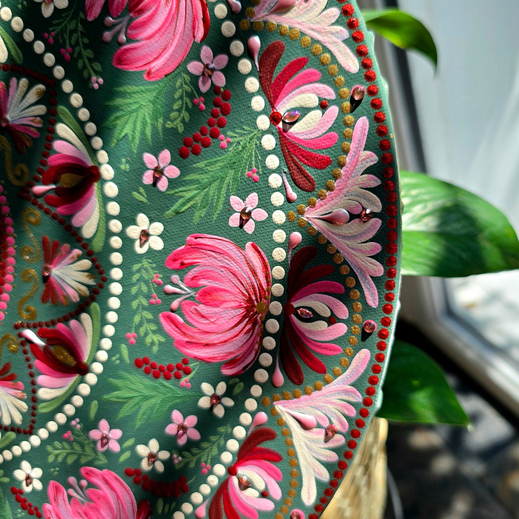 "Anais" - Original, one-of-a-kind mandala painting.