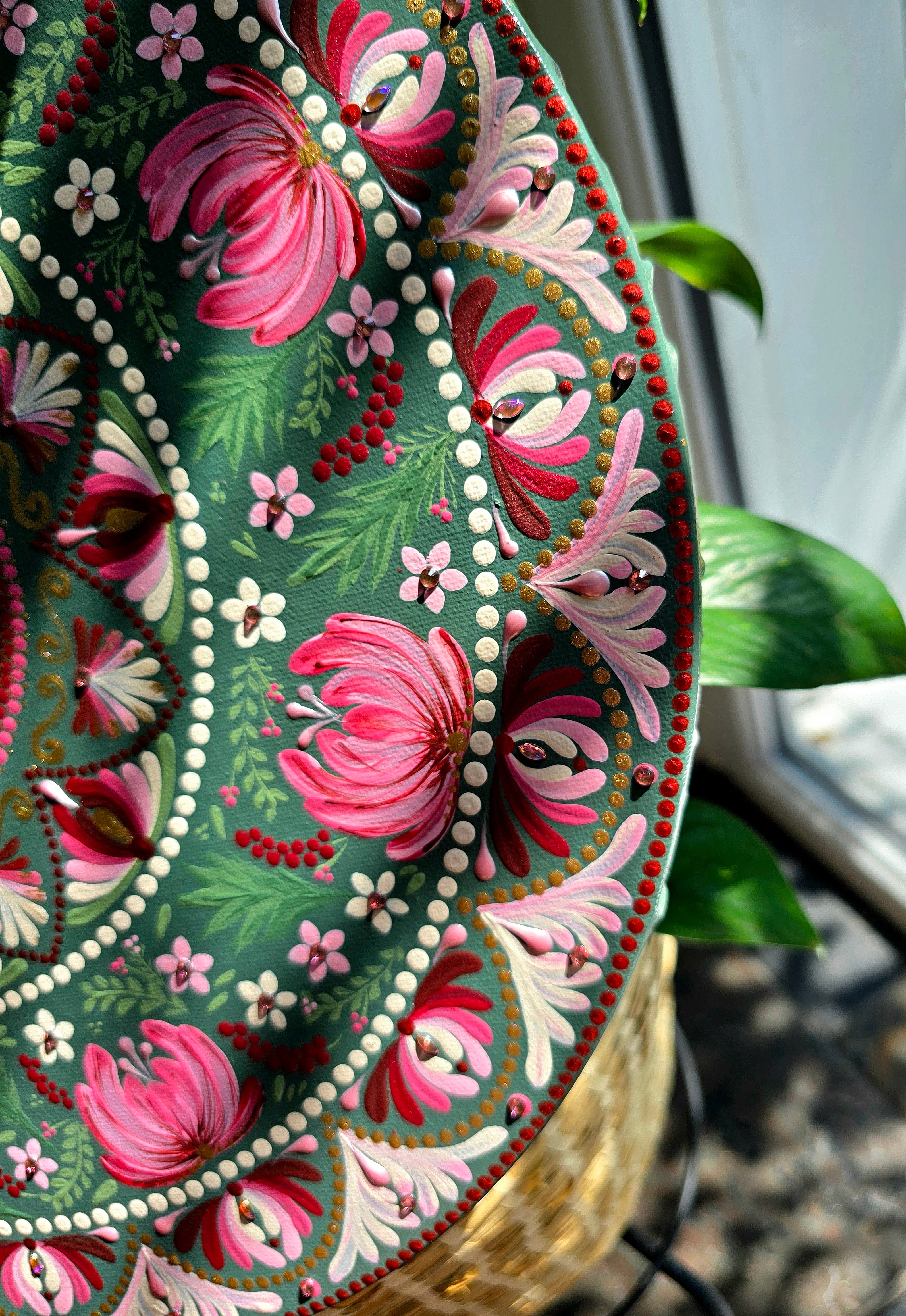 "Anais" - Original, one-of-a-kind mandala painting.