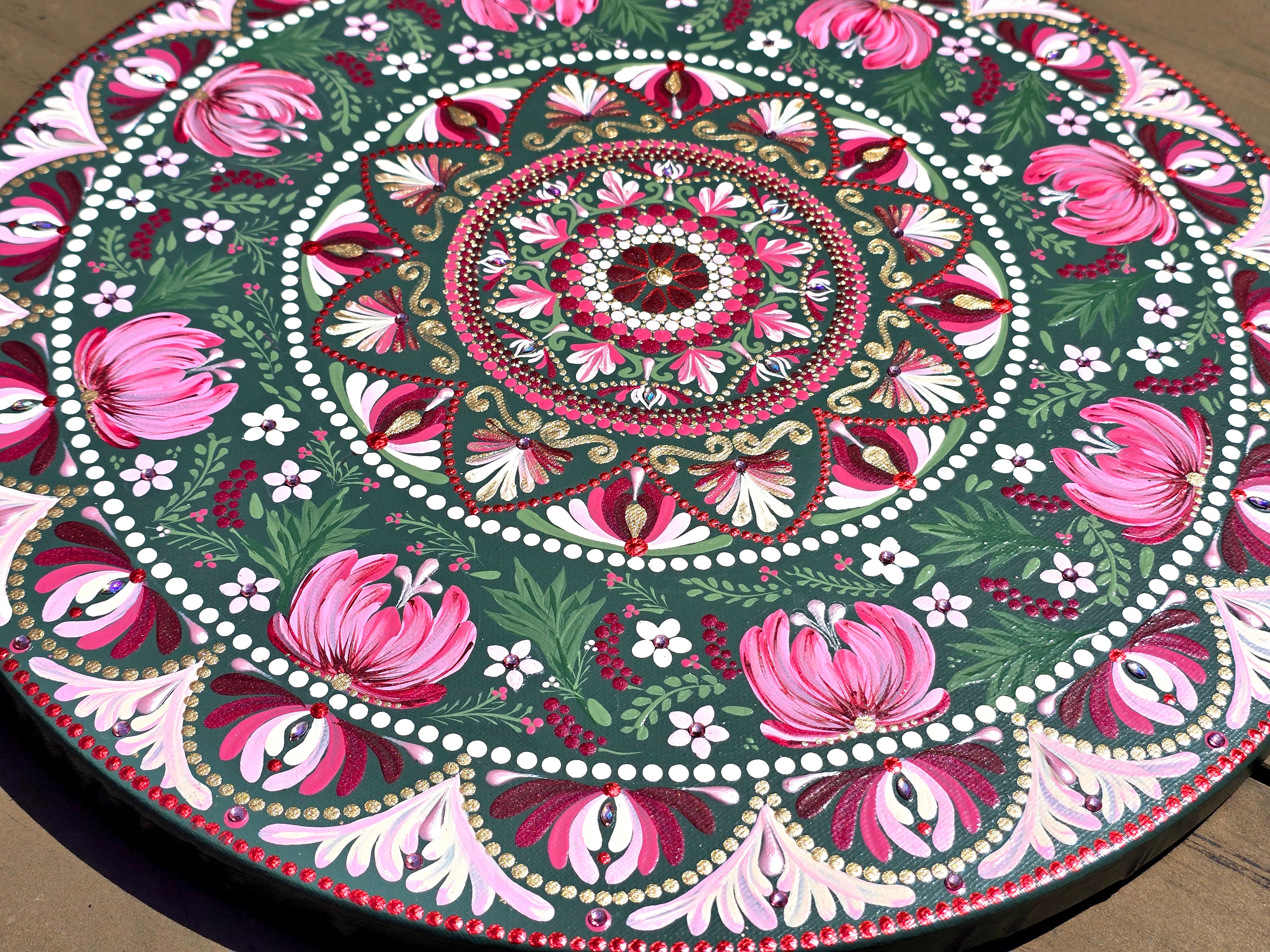 "Anais" - Original, one-of-a-kind mandala painting.