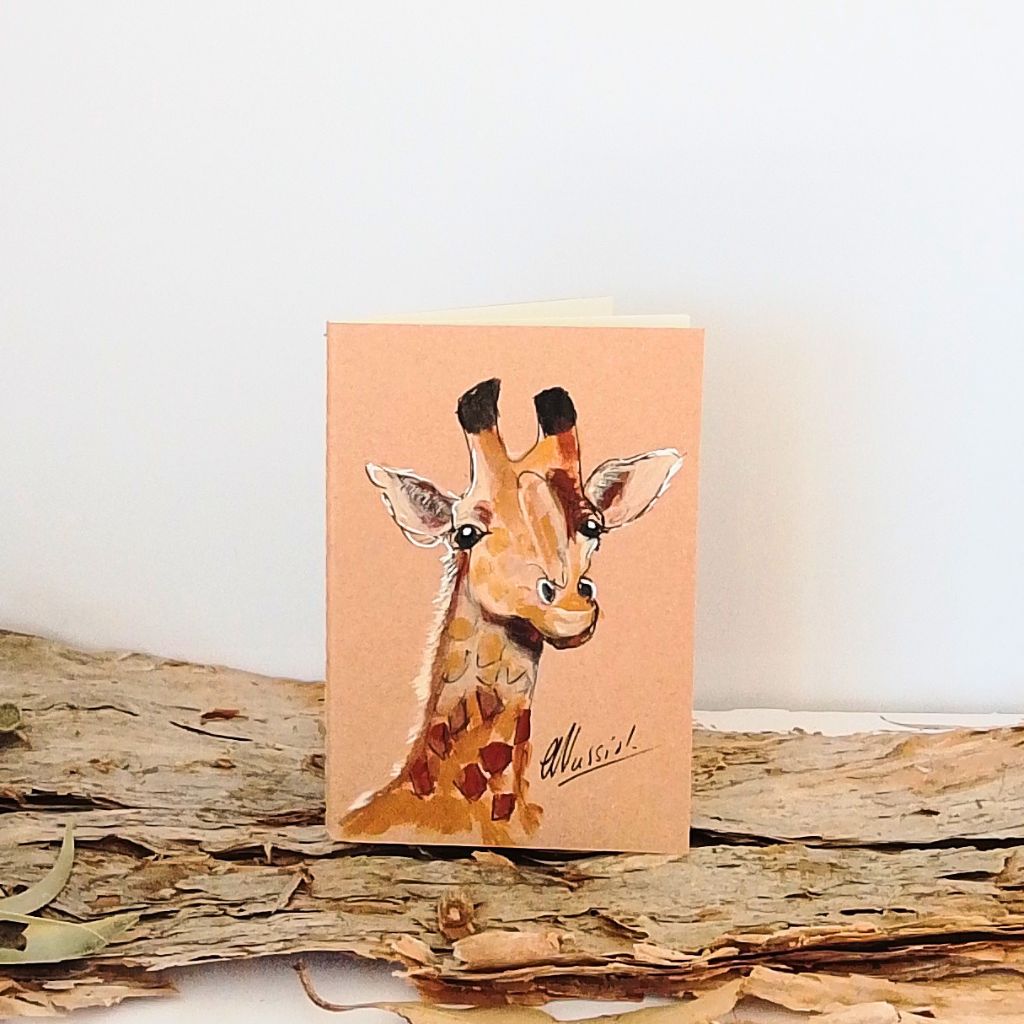 Safari Animal Handpainted Pocket Notebooks