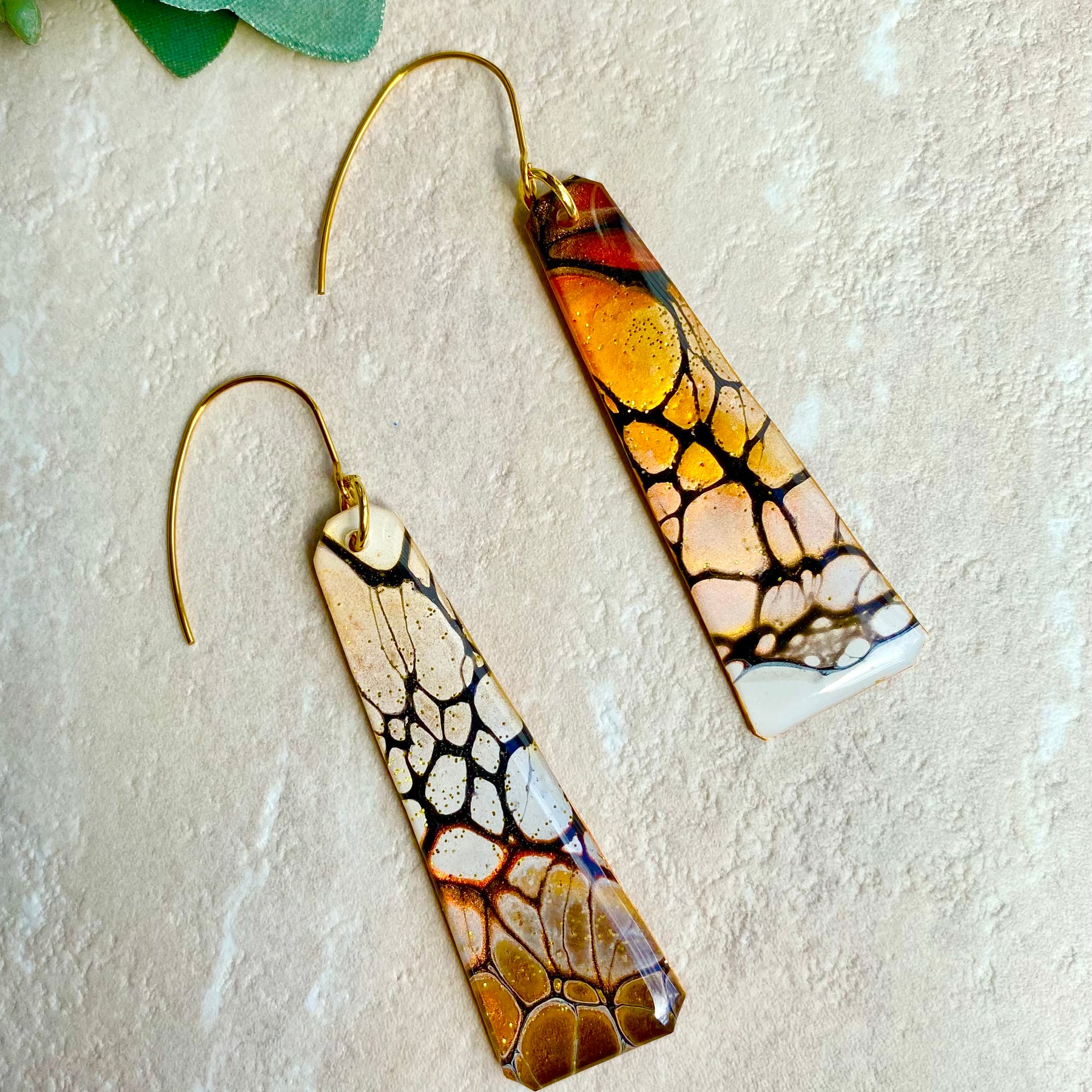 Cafe Latte Collection Hook Earrings