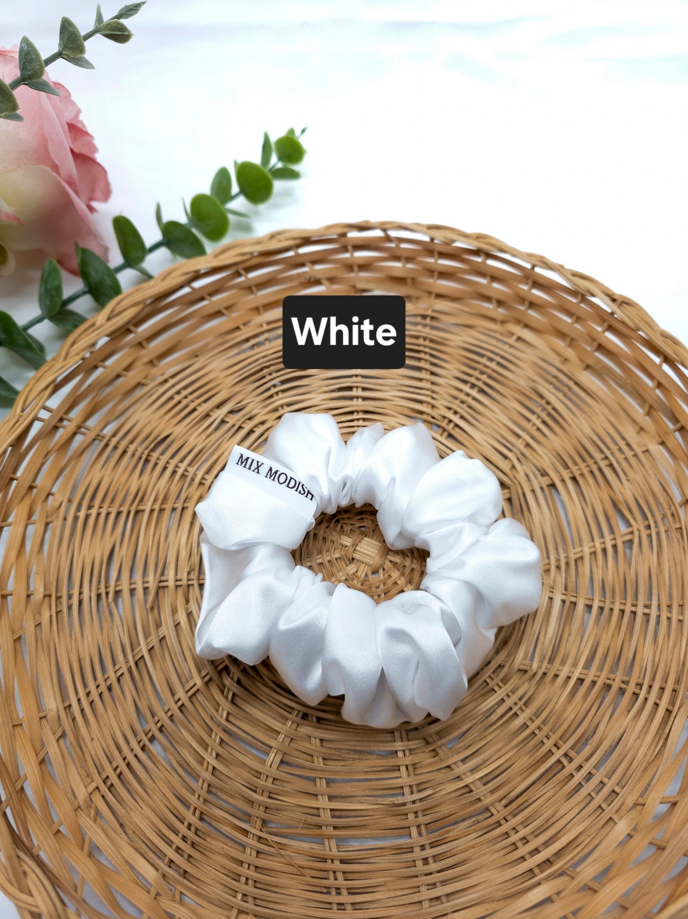 Regular Satin Scrunchies, Handmade Hair Ties, Ponytail Bands