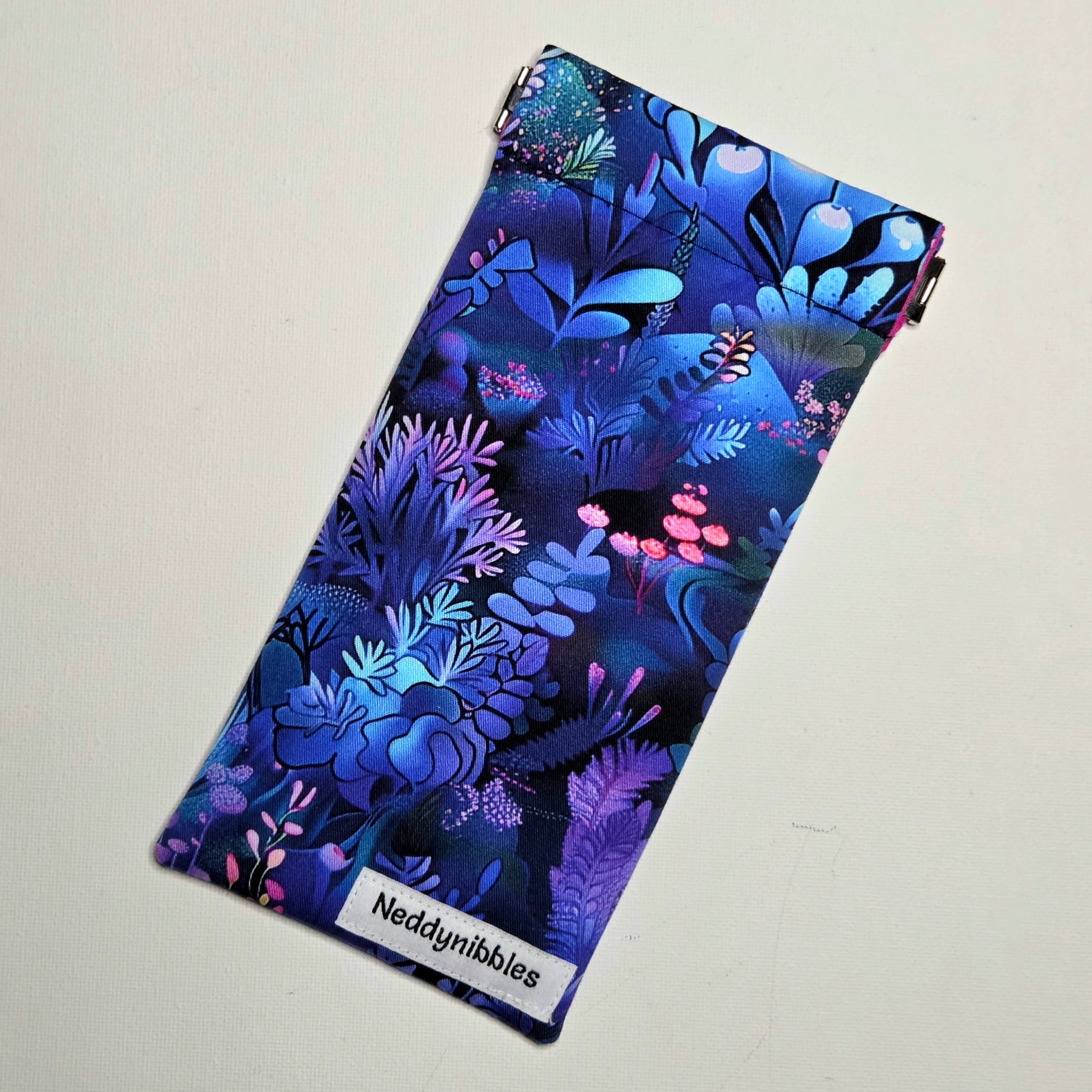 Sunglasses Pouch with a gorgeous coral reef design