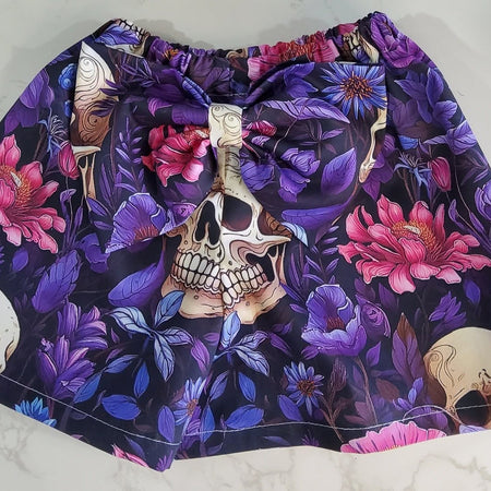 Halloween Skull Shorts Size 3y