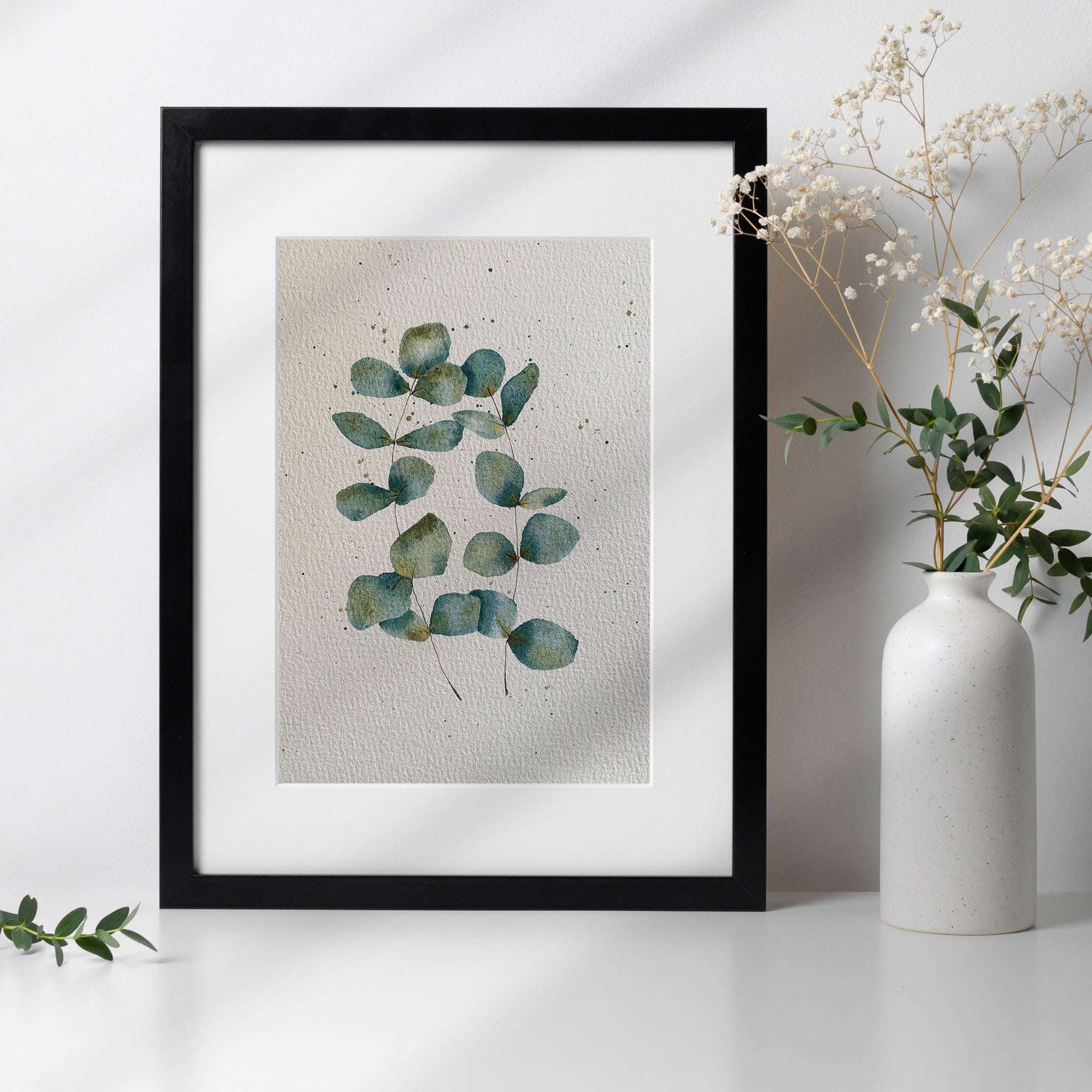 Original Hand-painted Watercolour Artwork - "Silver Dollar" - 5x7"