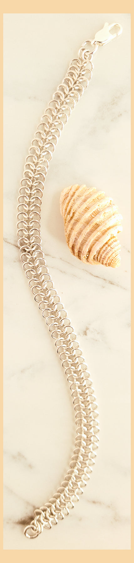 Chainmaille European 4 in 1 Weave Bracelet