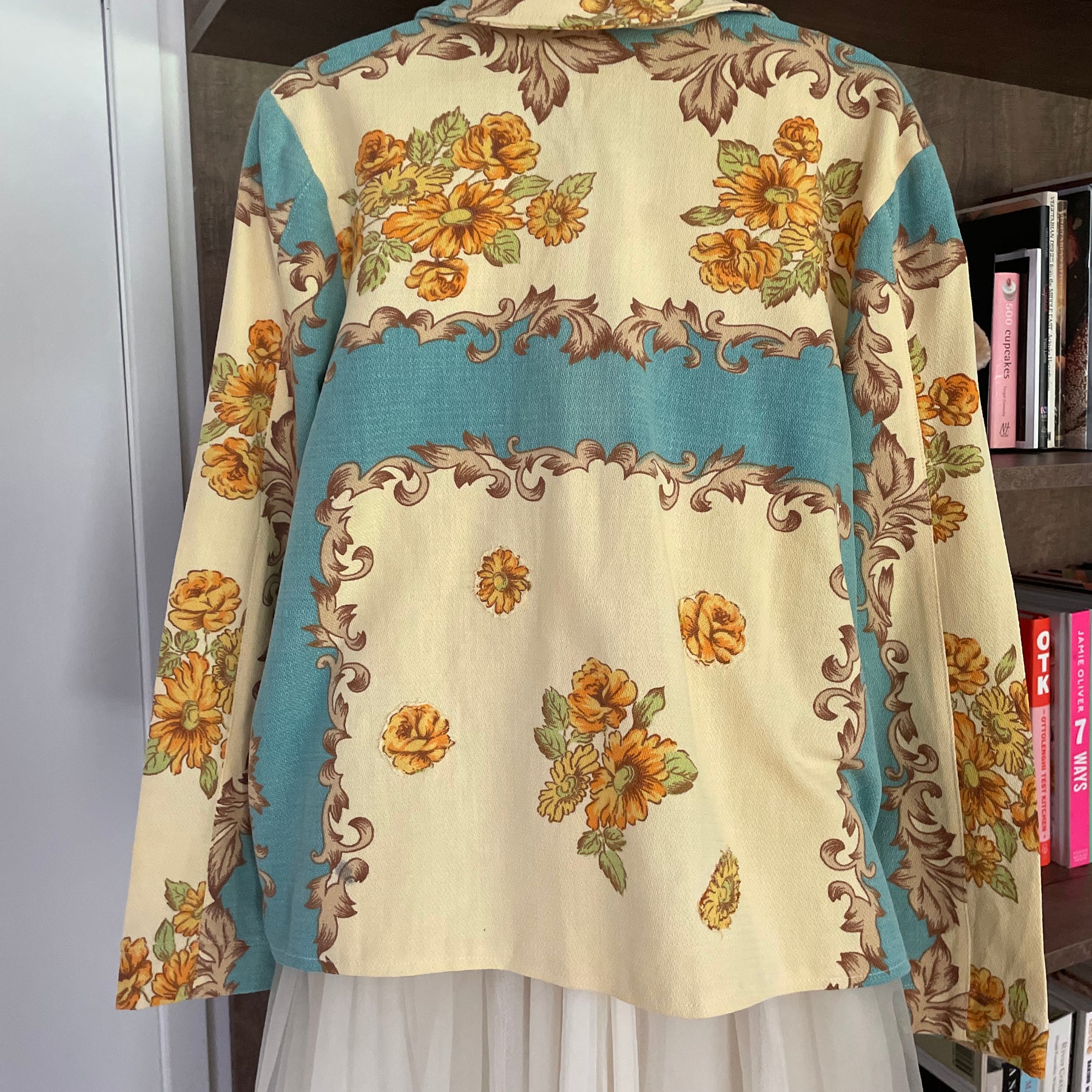 Handmade Upcycled Floral Jacket Vintage