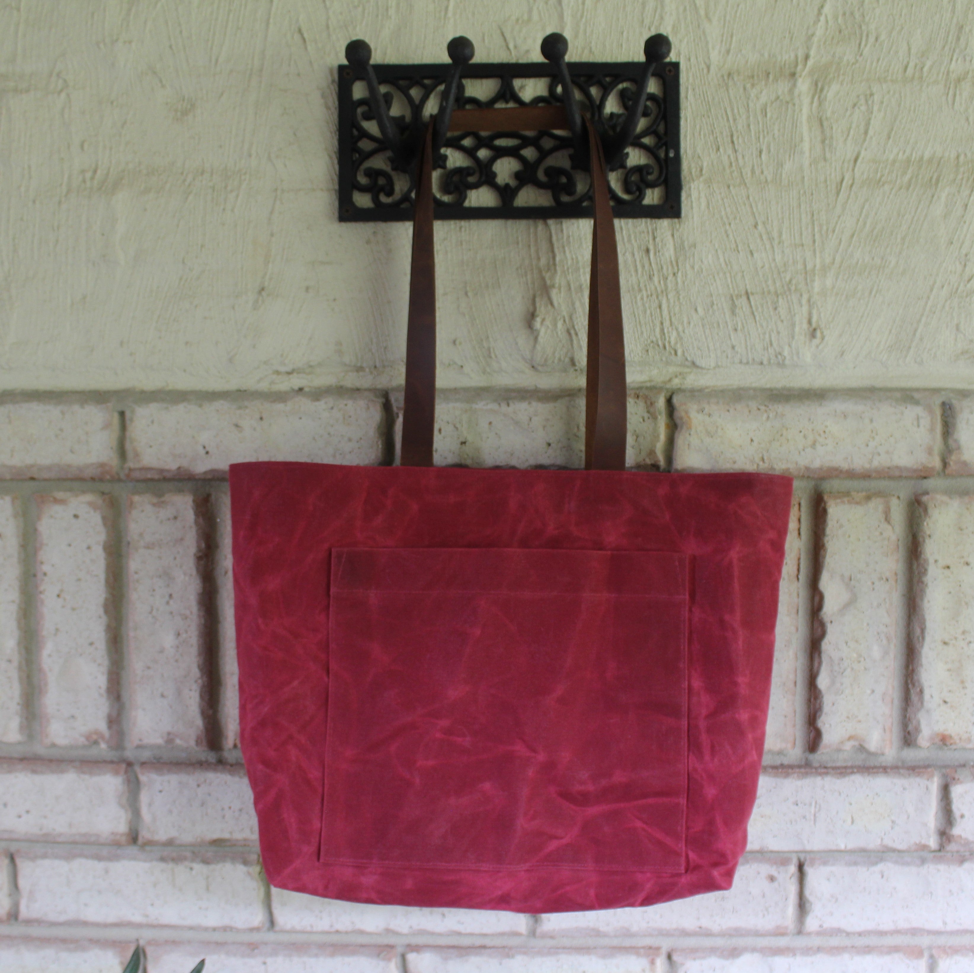 PDF Sewing Pattern Oaklands Waxed Fabric Tote Shopping Bag Instructions