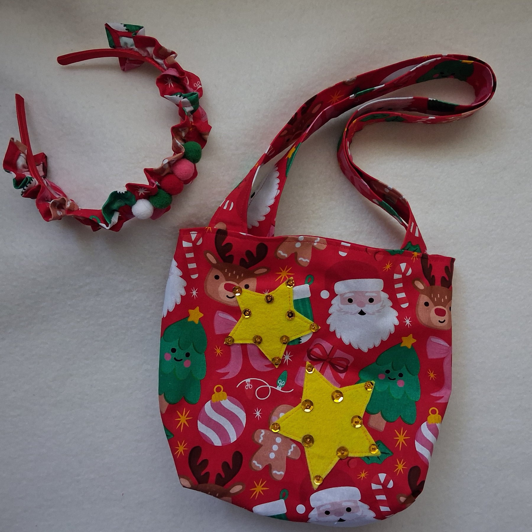 Children's Christmas Handbag & Headband
