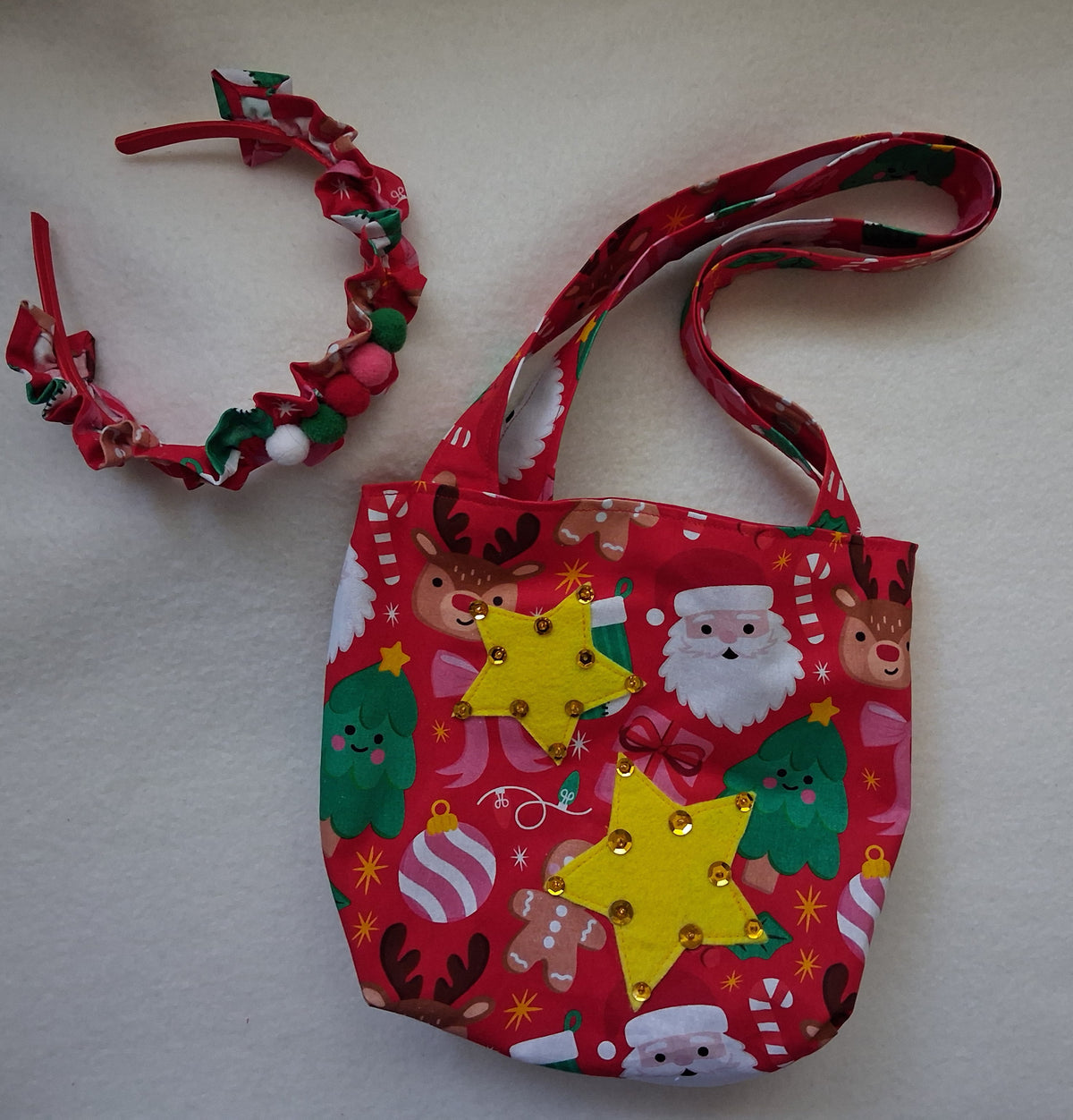Children's Christmas Handbag & Headband
