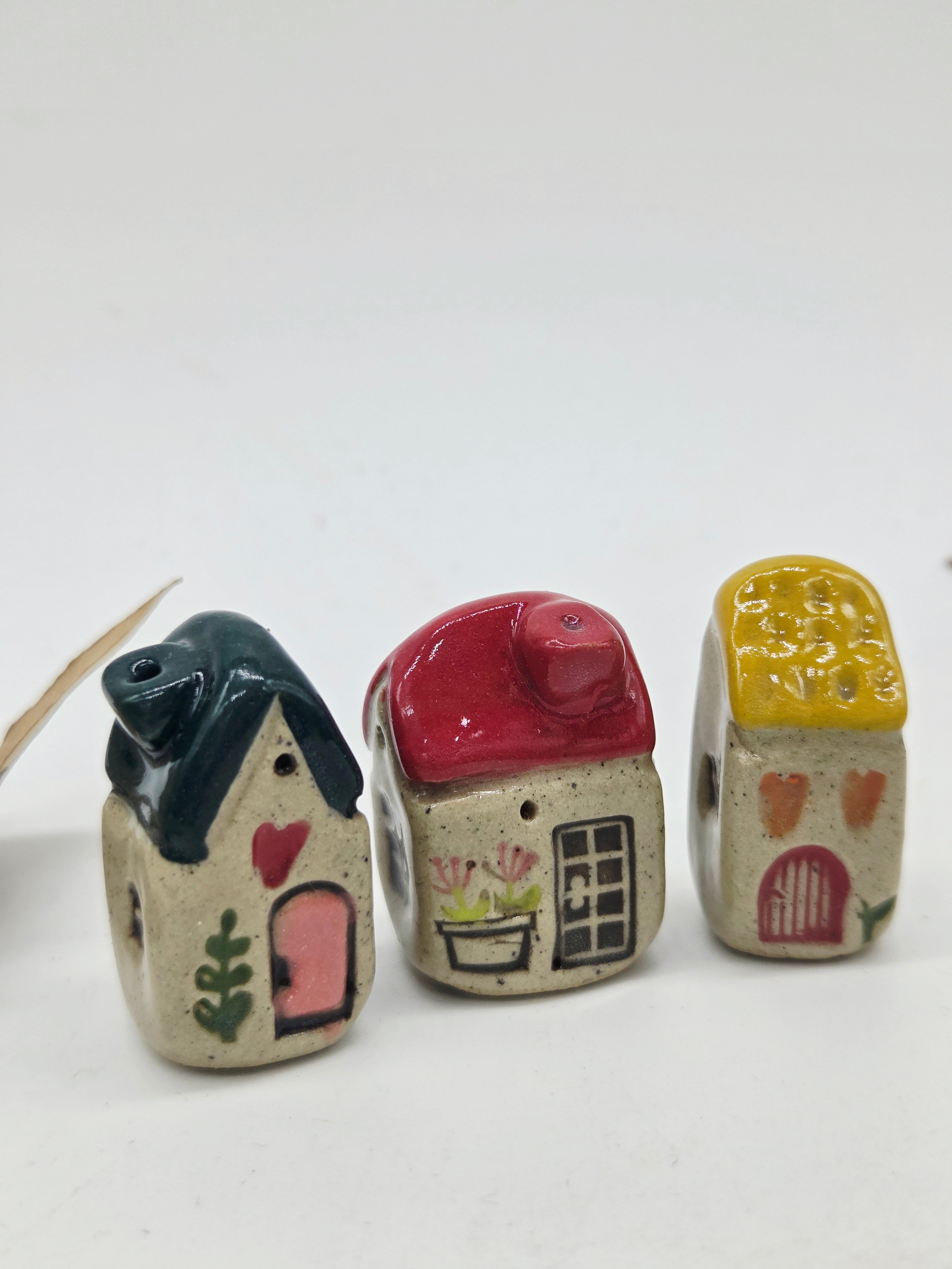 Tiny Ceramic Village - Autumn Avenue