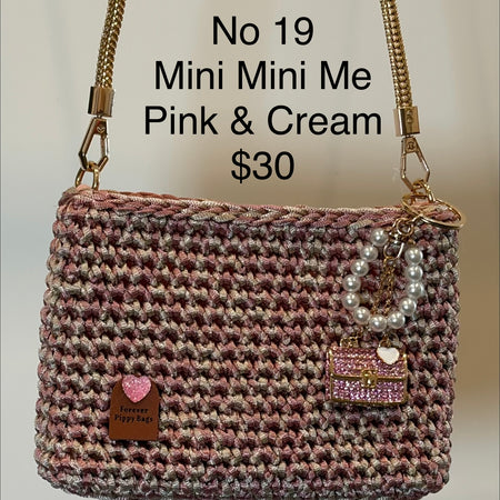 No 19 Mini Me Crocheted Girls Shoulder Bag