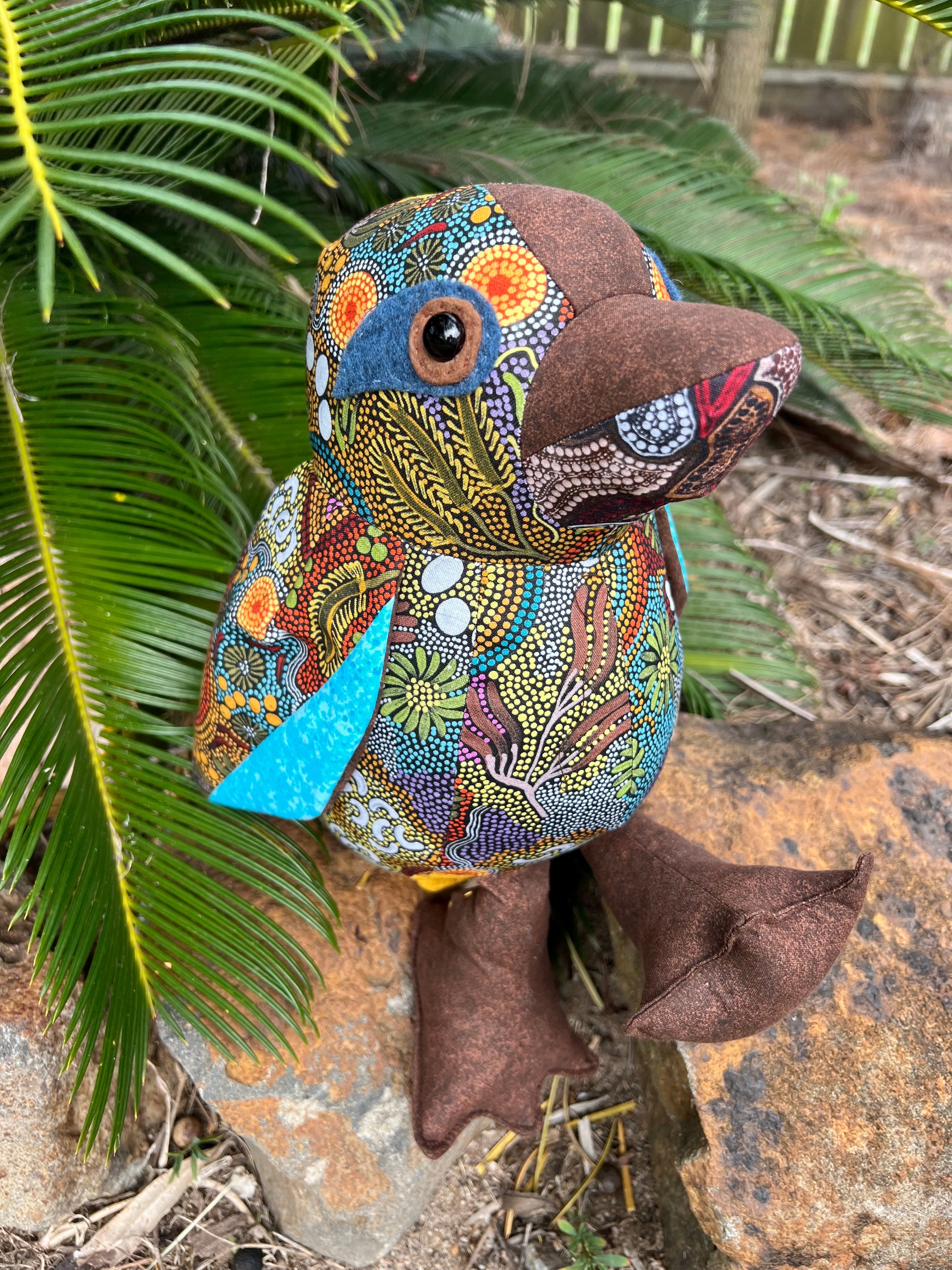 Handmade Fabric Kookaburra