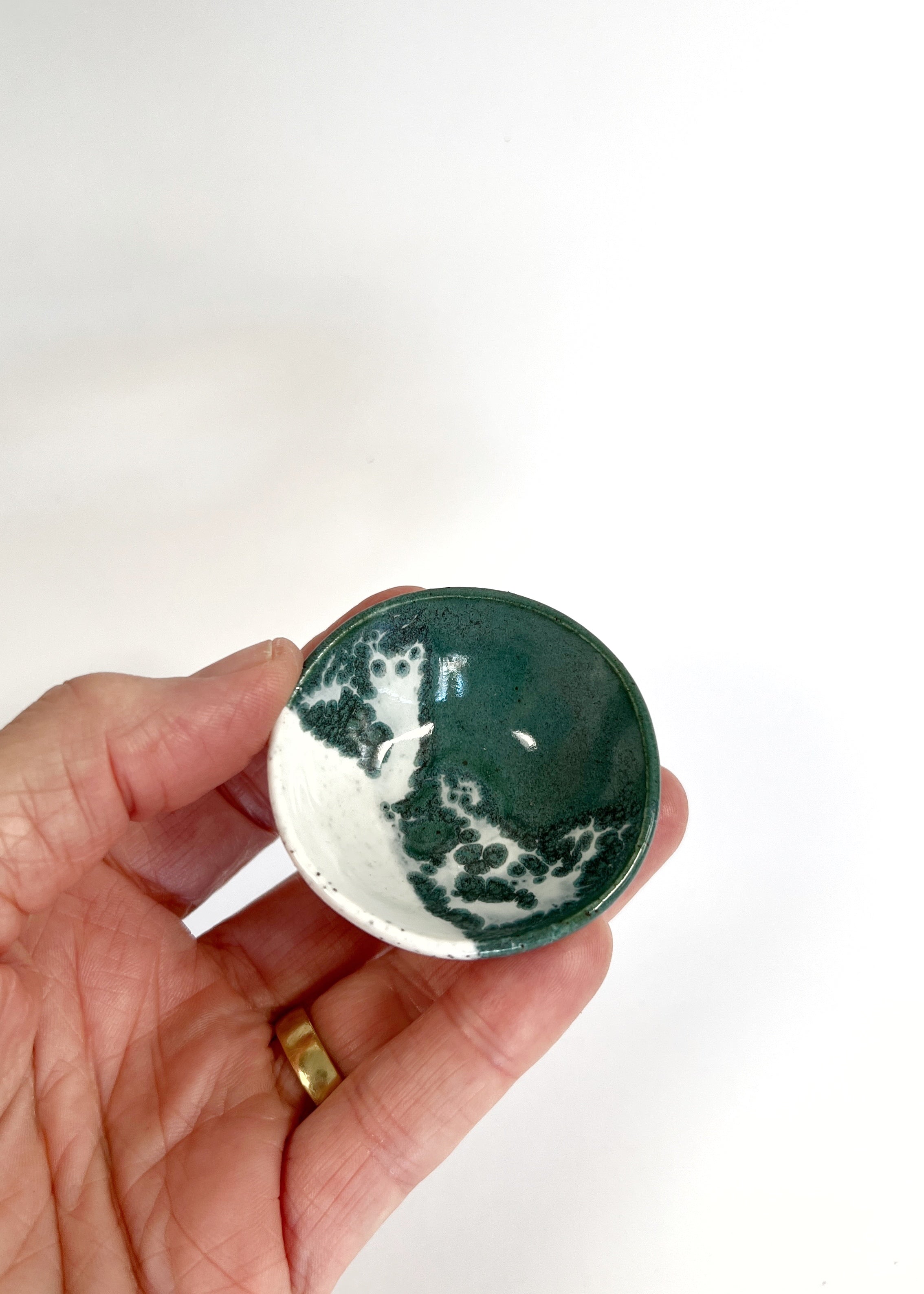 Petite Ceramic Dipping/Trinket Dish