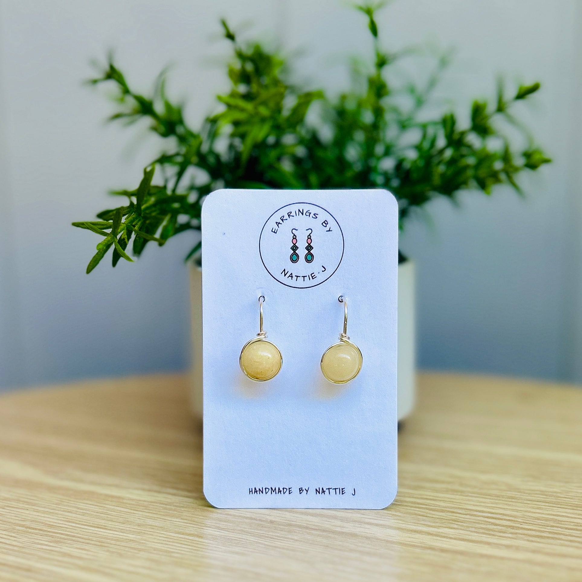 'Bauble Baby' Wire Wrapped Beads Silver Dangle Earrings