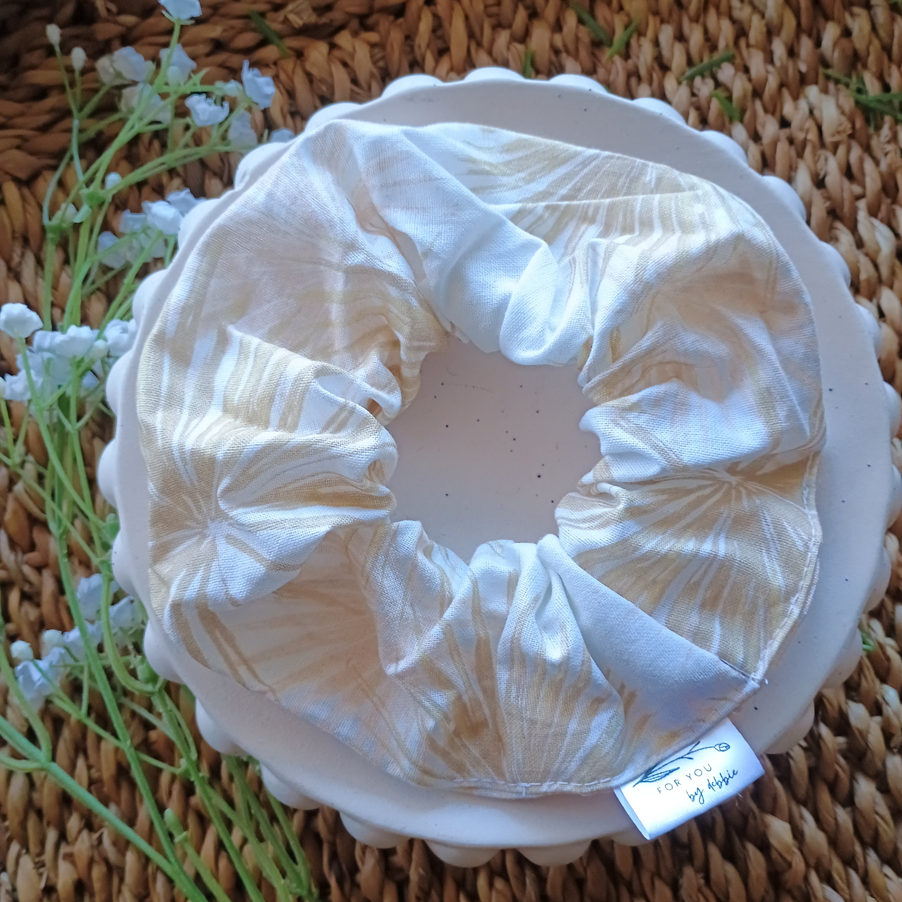 Cotton scrunchies