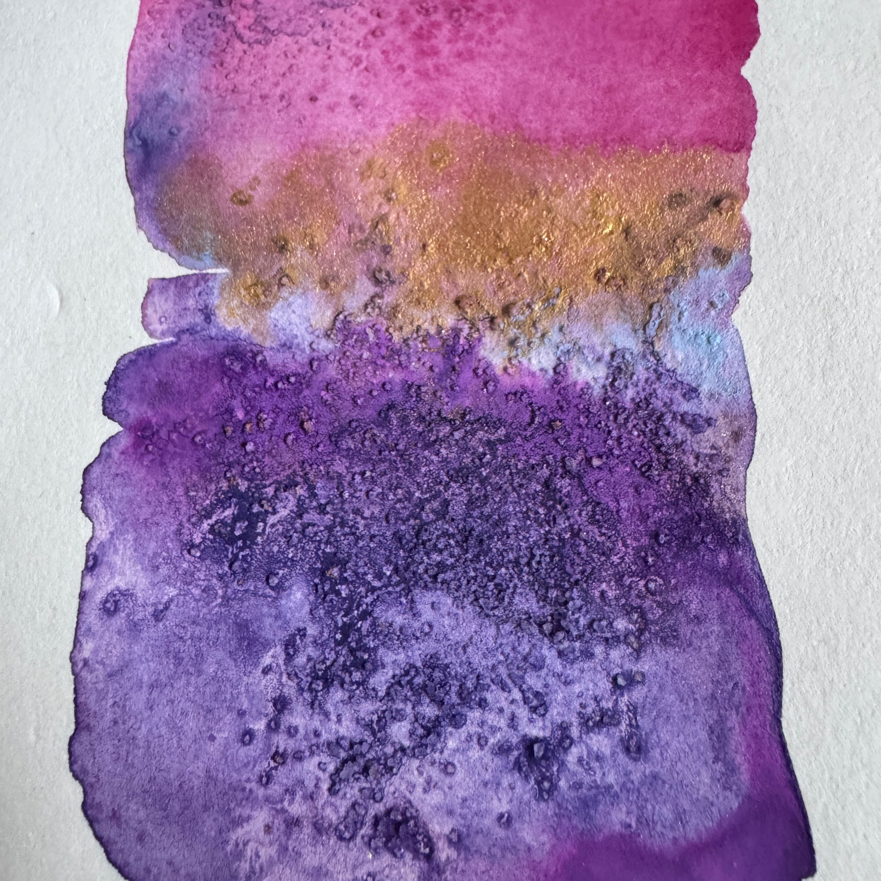 Quiet Becoming Abstract Watercolour Artwork