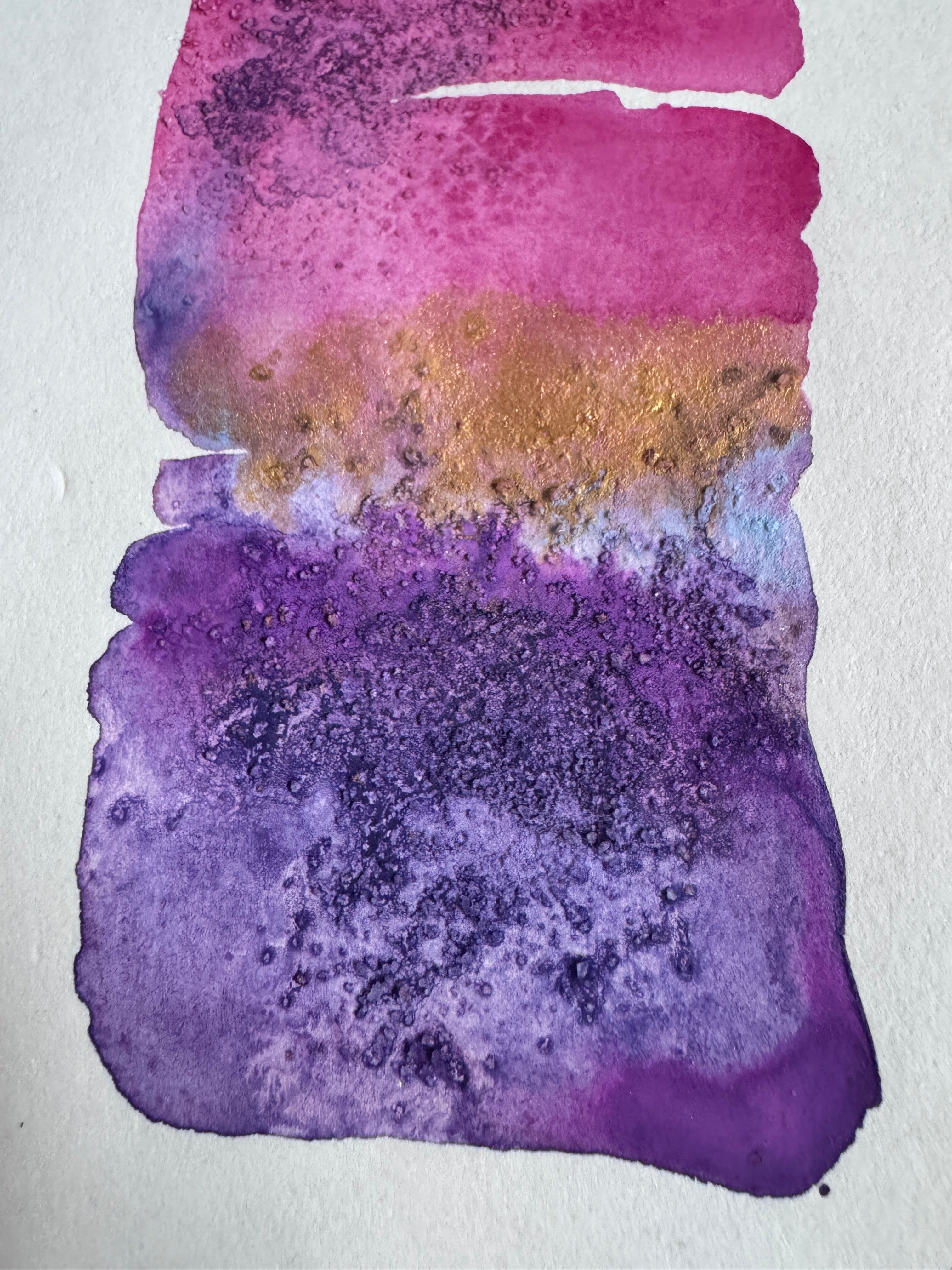 Quiet Becoming Abstract Watercolour Artwork