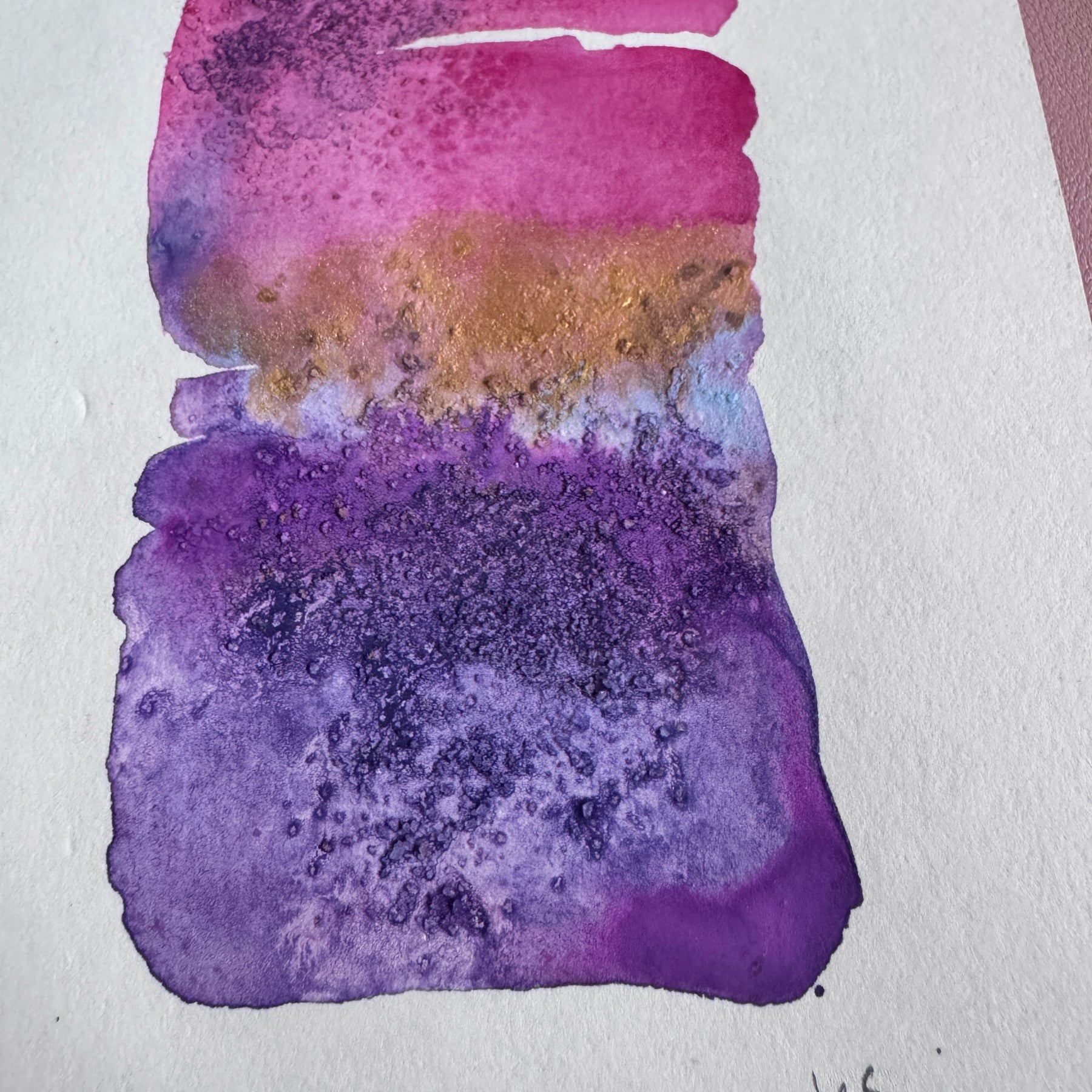Quiet Becoming Abstract Watercolour Artwork